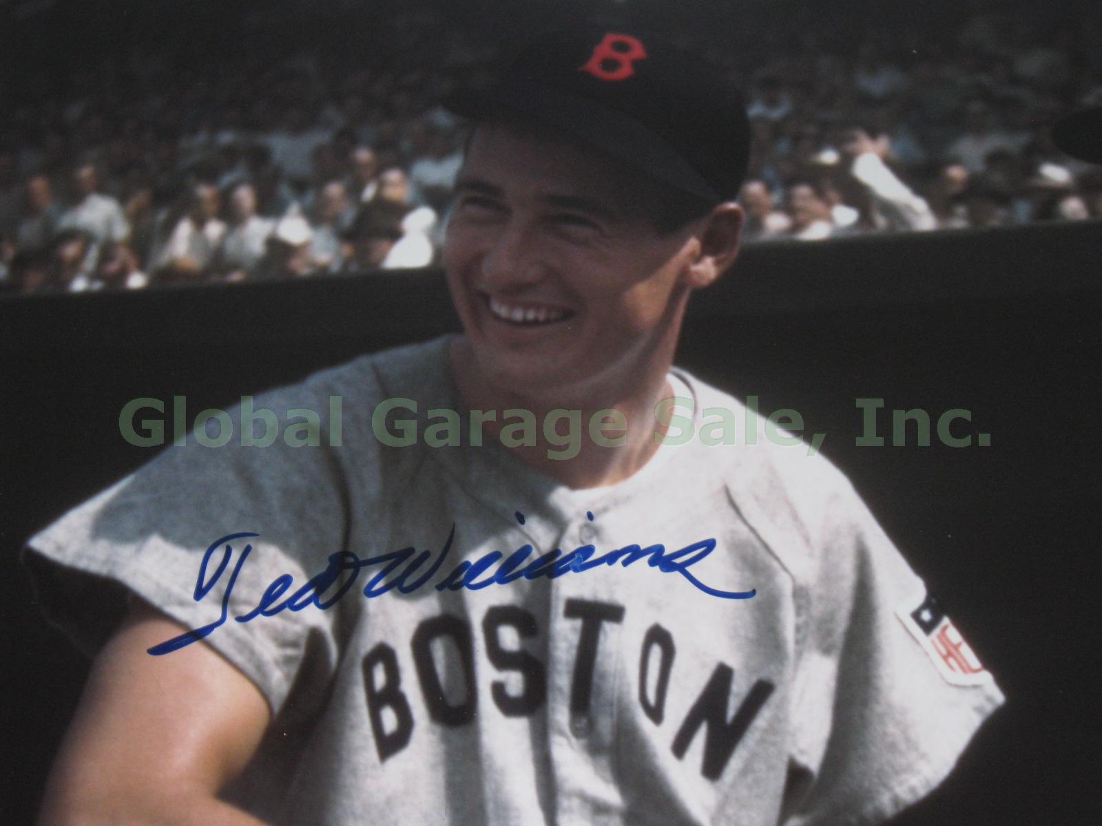 Ted Williams Autograph Hand Signed Photo With Babe Ruth Red Sox NY Yankees + COA 2