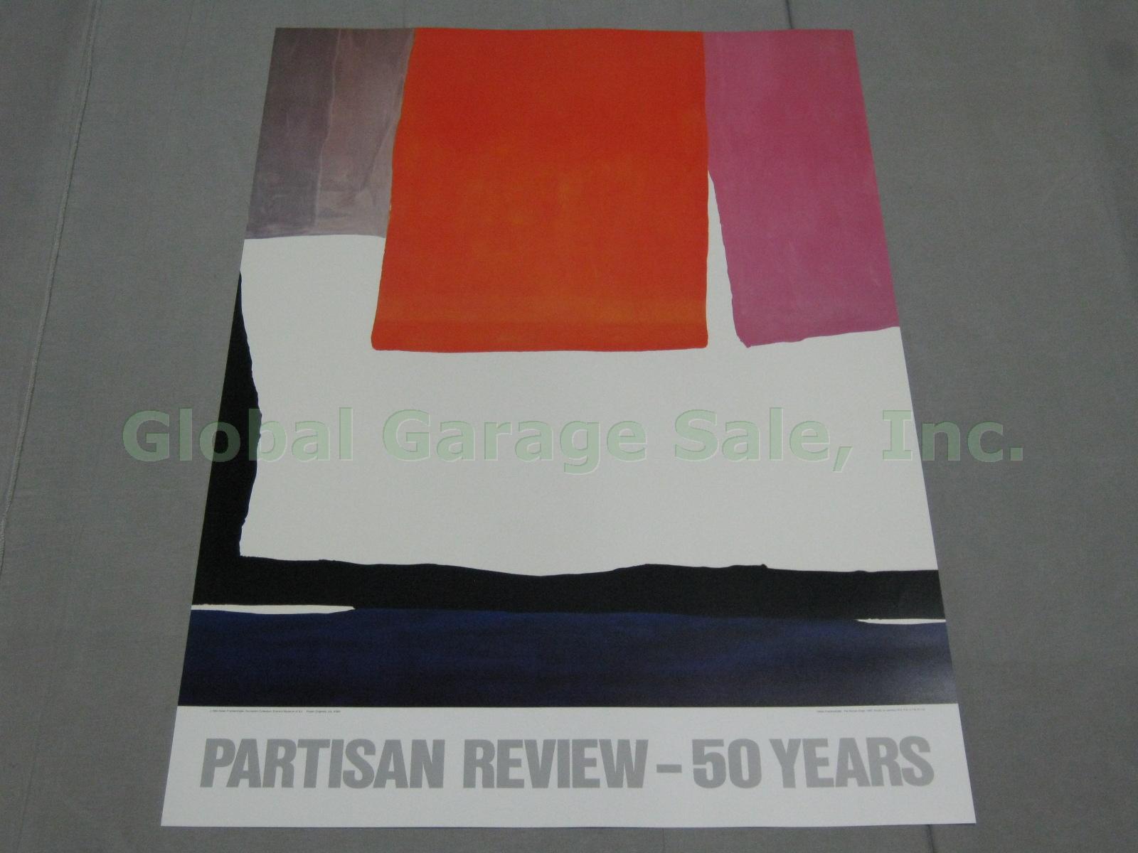 Vtg 1984 Helen Frankenthaler 50th Anniversary Partisan Review Art Print Poster