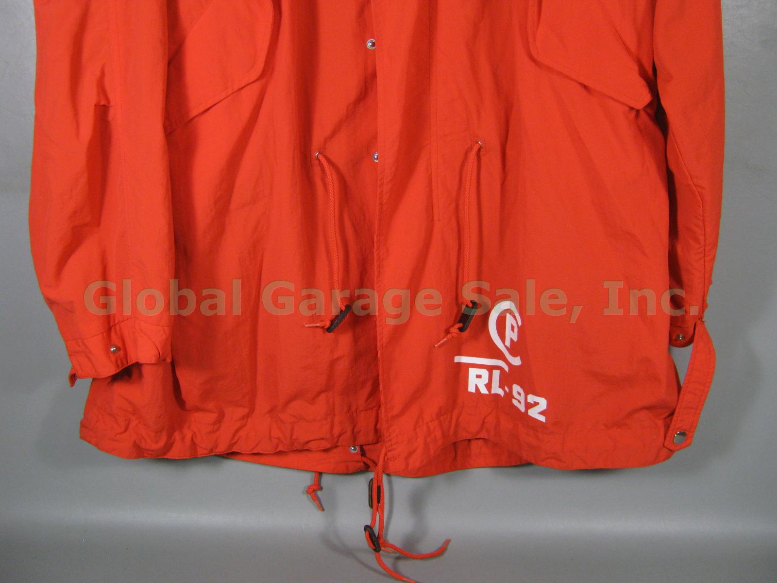 Vintage Polo By Ralph Lauren RL-92 Orange Field Jacket Size Large Never Worn! 2