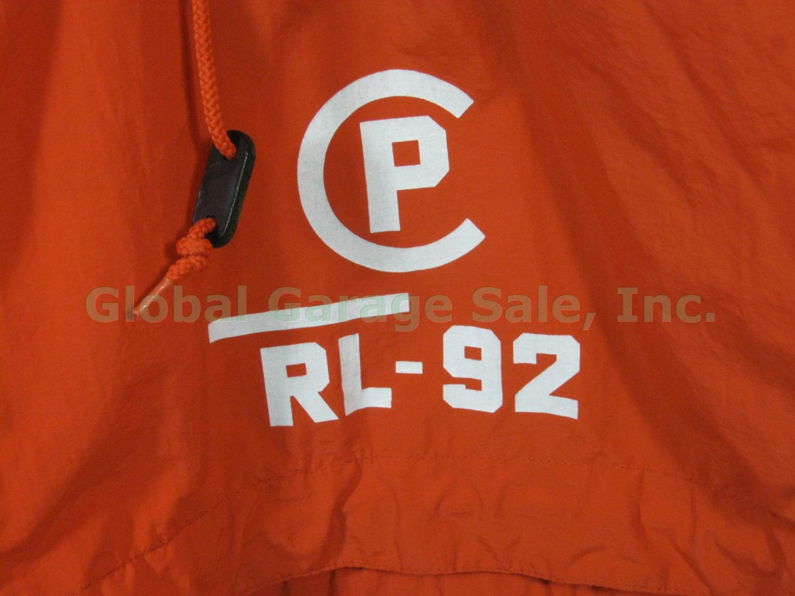 Vintage Polo By Ralph Lauren RL-92 Orange Field Jacket Size Large Never Worn! 3