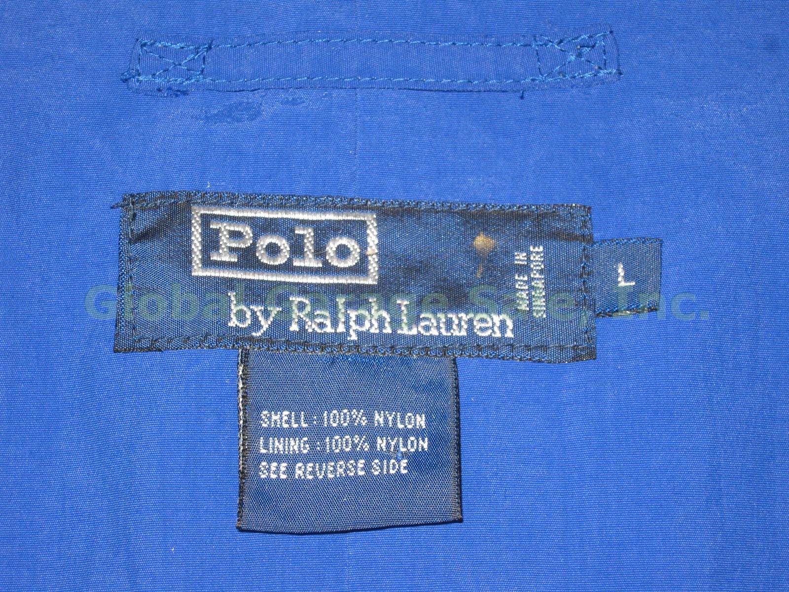 Vintage Polo By Ralph Lauren RL-92 Orange Field Jacket Size Large Never Worn! 6