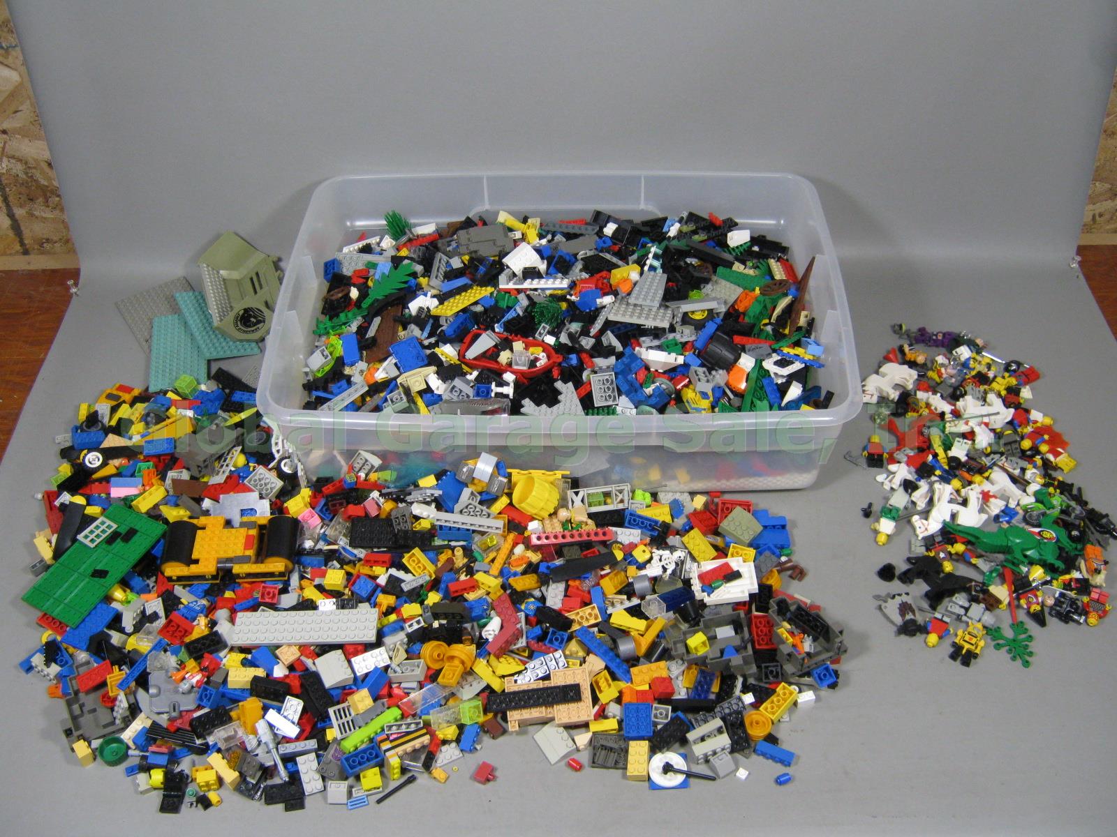 HUGE LOT 16 Lbs LEGO Building Block Brick Part Piece Minifigures Mega Blok Mix +