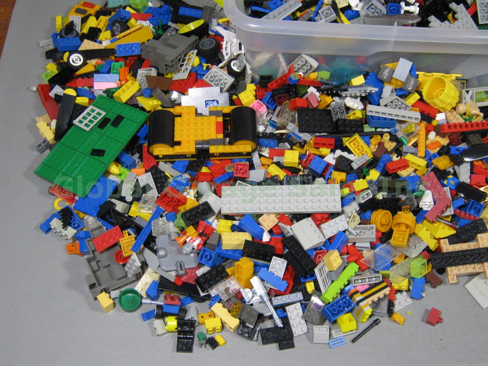 HUGE LOT 16 Lbs LEGO Building Block Brick Part Piece Minifigures Mega Blok Mix + 2