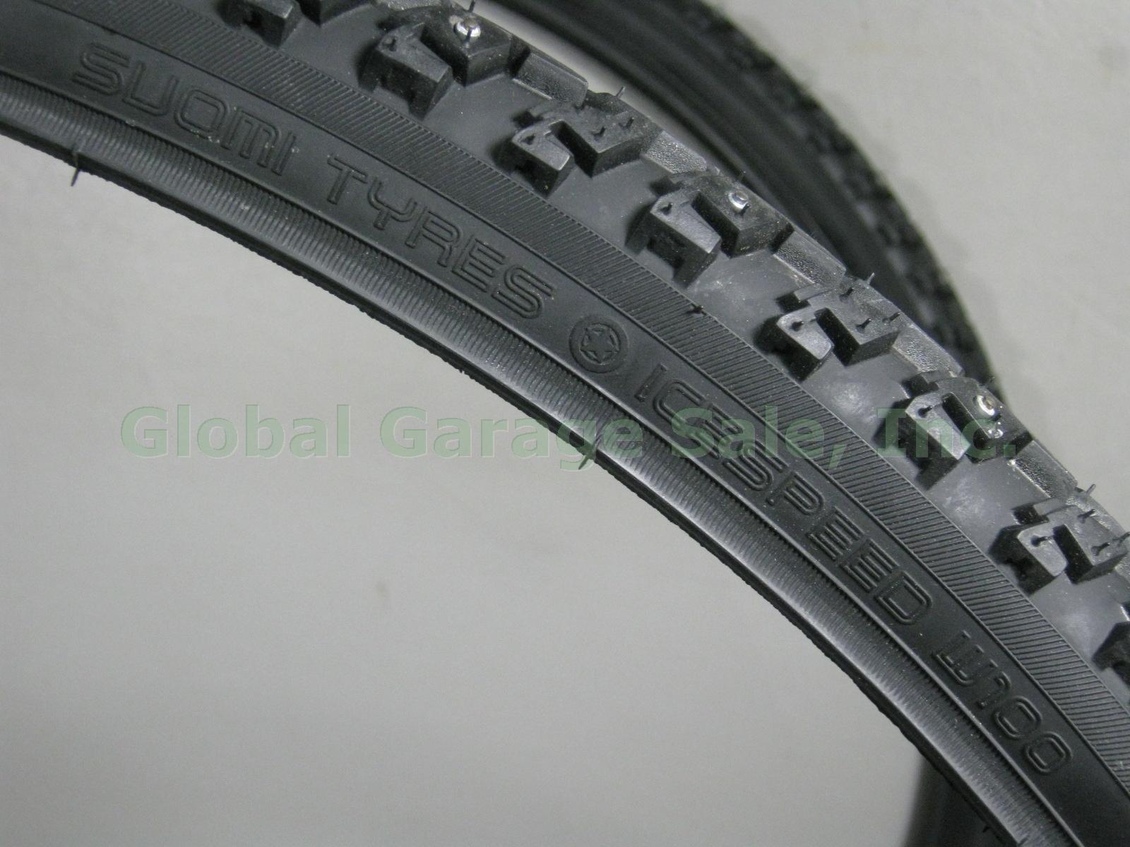 2 NEW Nokian Suomi PCR Icespeed Studded Winter Tires 37/40-622 700x40c 28x1.5 NR 4