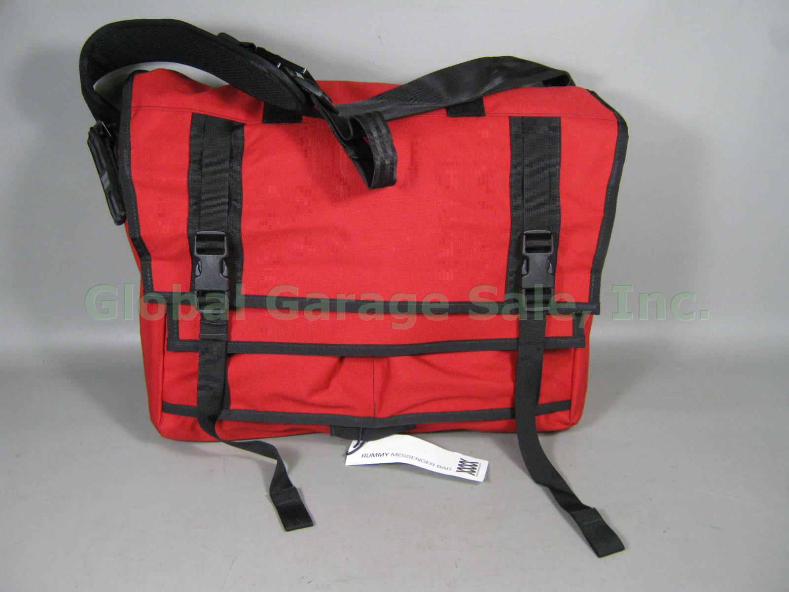 NWT Mission Workshop Red Rummy Messenger Laptop Shoulder Bag Weatherproof NR!