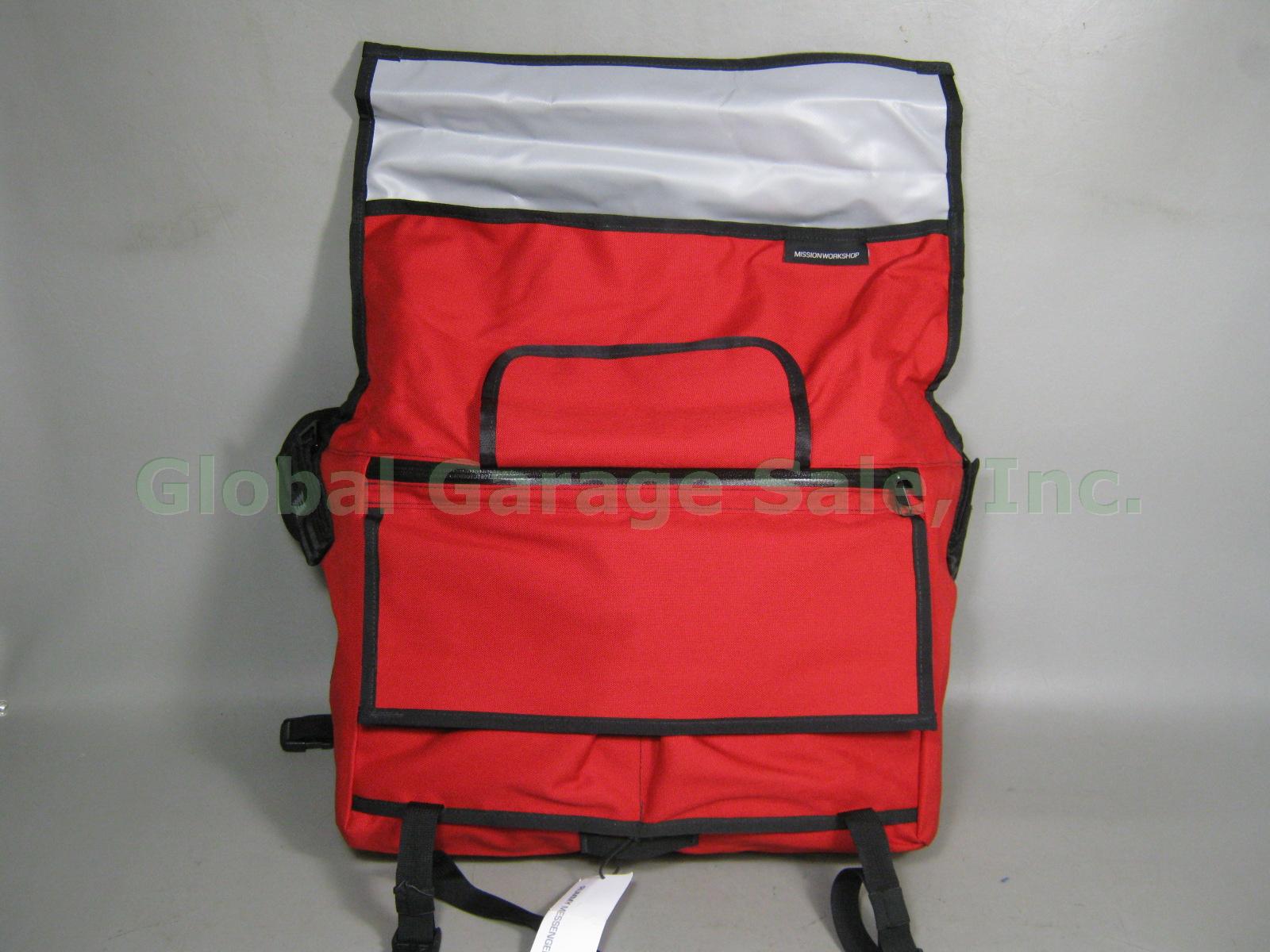 NWT Mission Workshop Red Rummy Messenger Laptop Shoulder Bag Weatherproof NR! 1