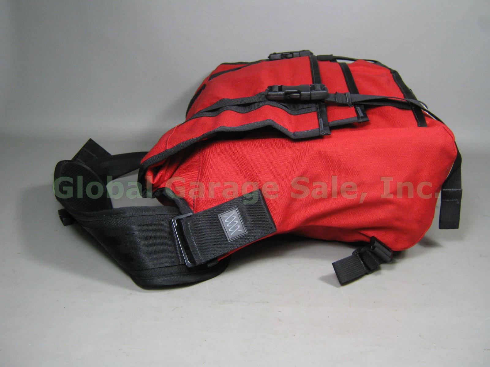 NWT Mission Workshop Red Rummy Messenger Laptop Shoulder Bag Weatherproof NR! 3