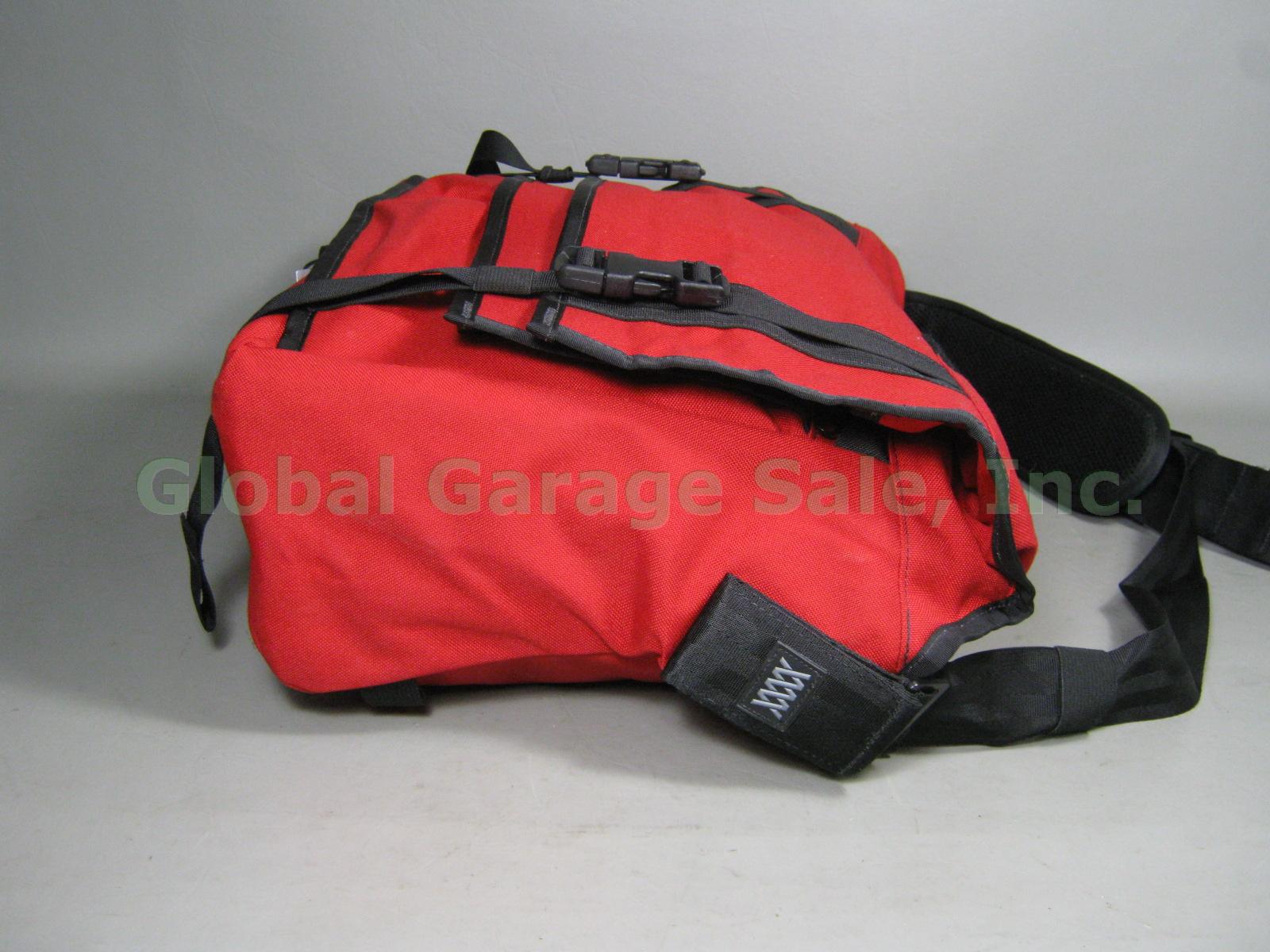 NWT Mission Workshop Red Rummy Messenger Laptop Shoulder Bag Weatherproof NR! 5