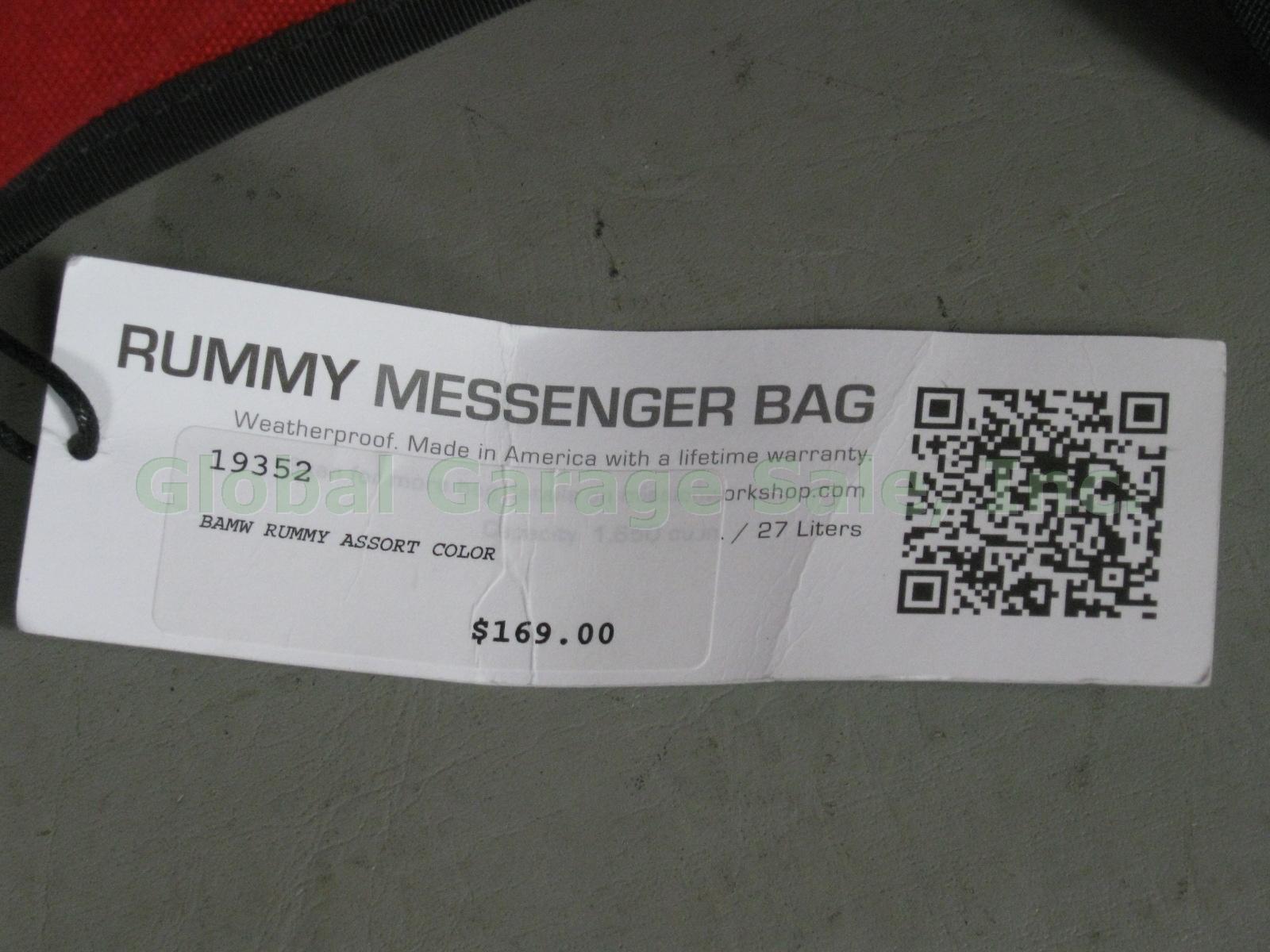 NWT Mission Workshop Red Rummy Messenger Laptop Shoulder Bag Weatherproof NR! 10