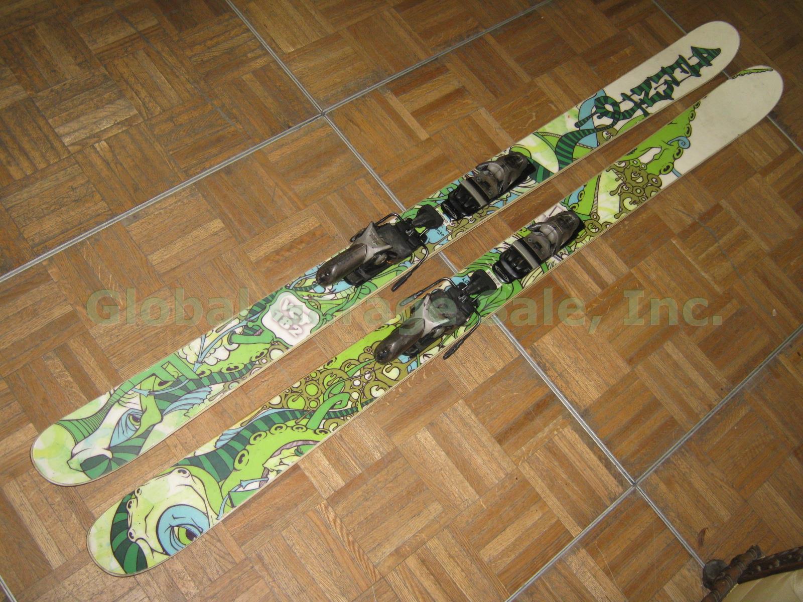 Mens 4Frnt VCT 182 Fat Twin Tip Backcountry Downhill Skis Look Pivot 12 Bindings