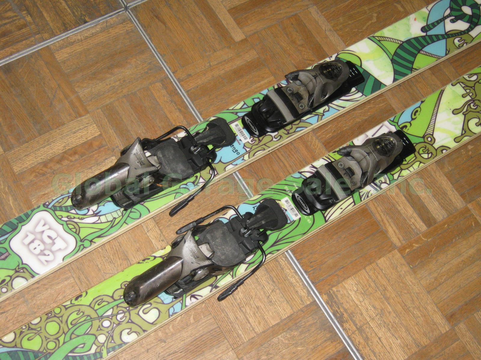 Mens 4Frnt VCT 182 Fat Twin Tip Backcountry Downhill Skis Look Pivot 12 Bindings 2