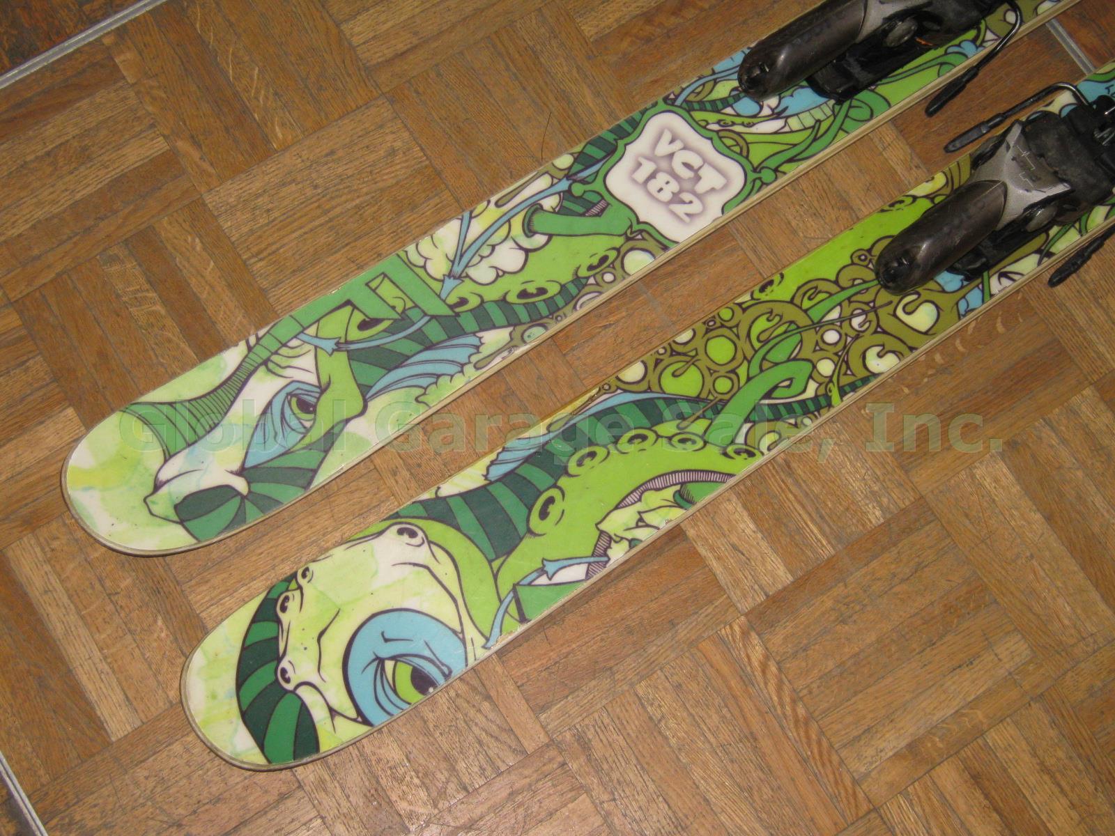 Mens 4Frnt VCT 182 Fat Twin Tip Backcountry Downhill Skis Look Pivot 12 Bindings 3