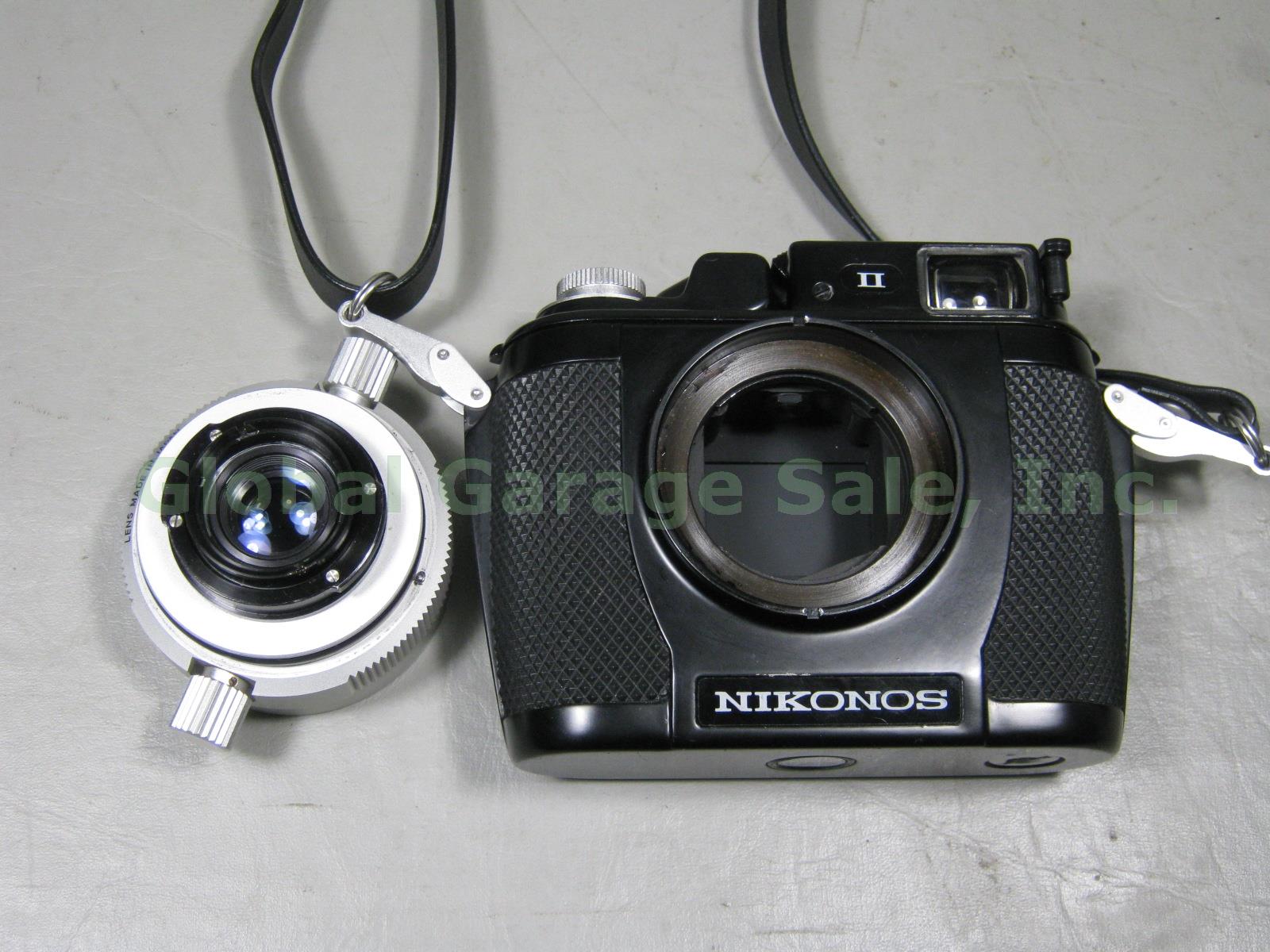 Vtg Nikon Nikonos II Underwater 35mm Camera W-Nikkor f/2.5 Lens Serial No 956852 3