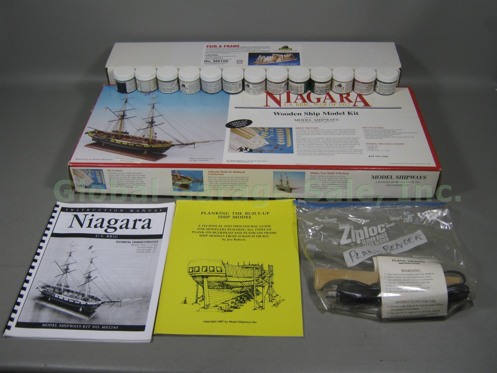 Model Shipways Niagara US Brig War 1812 Wooden Ship Model Kit 2240 Fair-A-Frame