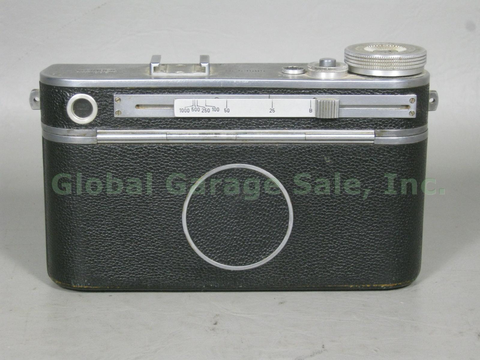 RARE Vtg 1940s Steinheil Munchen Casca I Camera Culminar 2.8 1:2.8 5cm Lens NR! 4