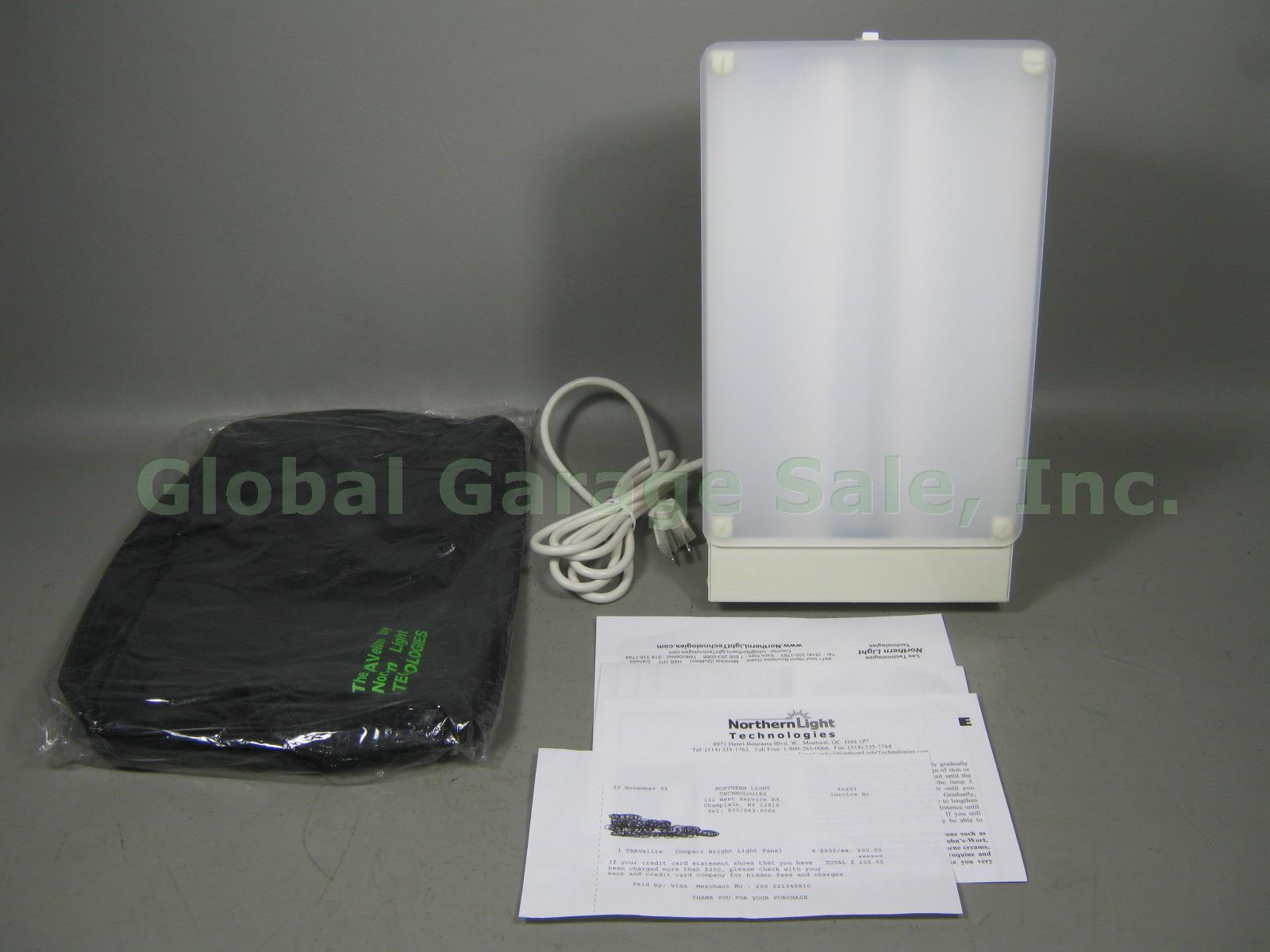 Northern Light Technologies TRAVelite SAD Therapy Light Box Desk Lamp Beige NR!!