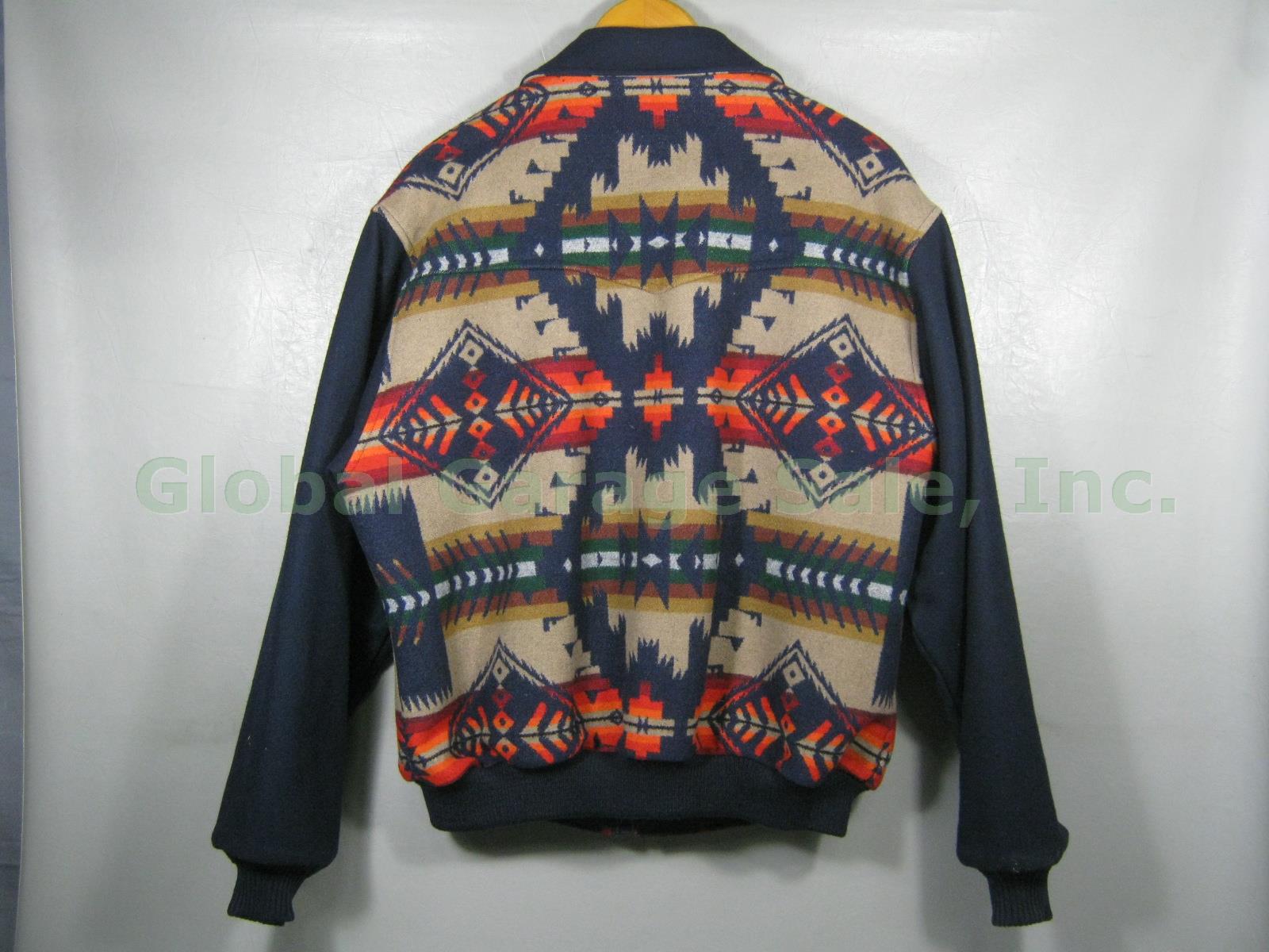 Mens Pendleton High Grade Western Wear Southwest Indian Blanket Coat Jacket L NR 1