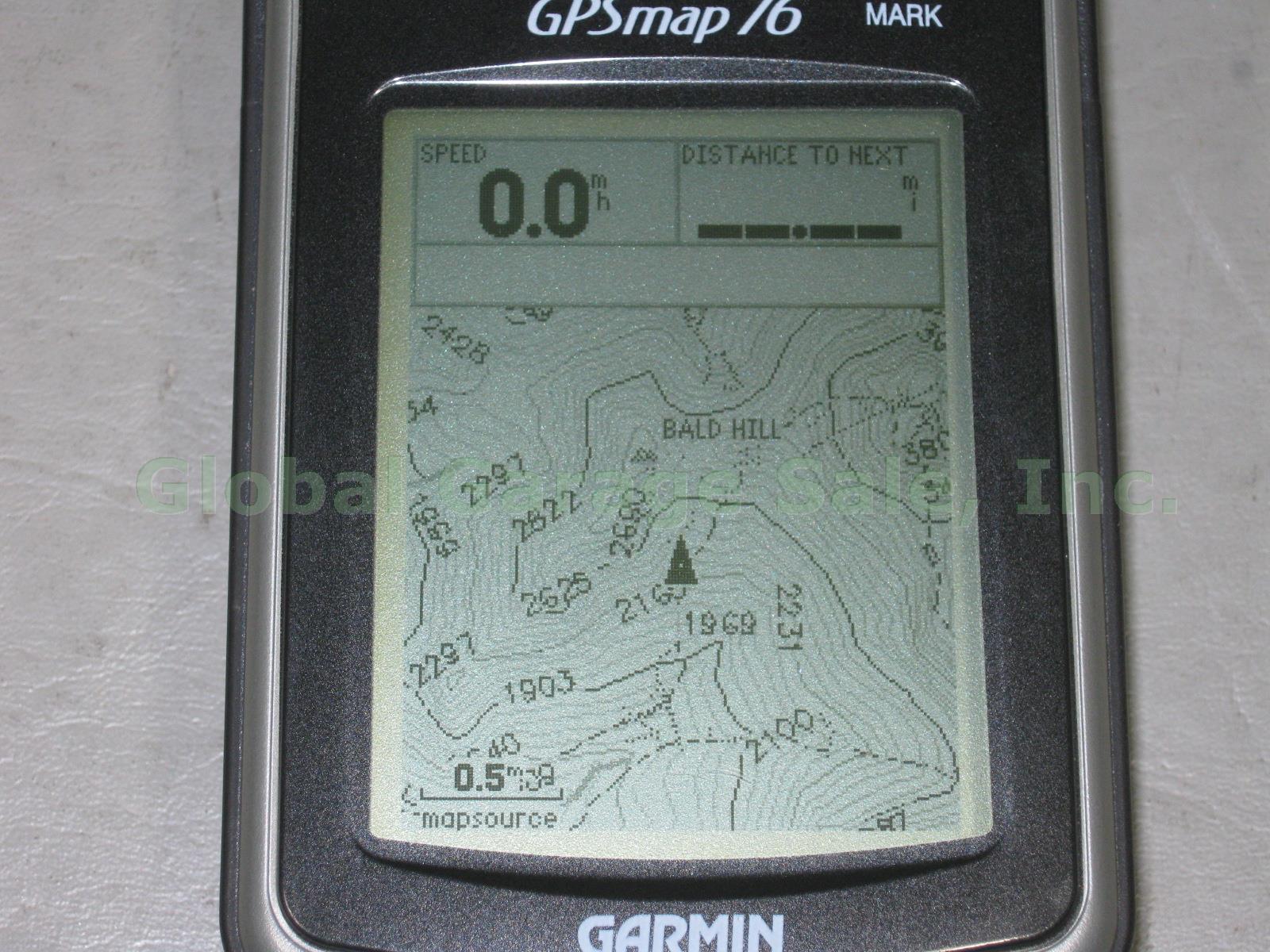 Garmin GPSmap 76 Portable Handheld GPS Satellite Navigator Marine Receiver Unit 2
