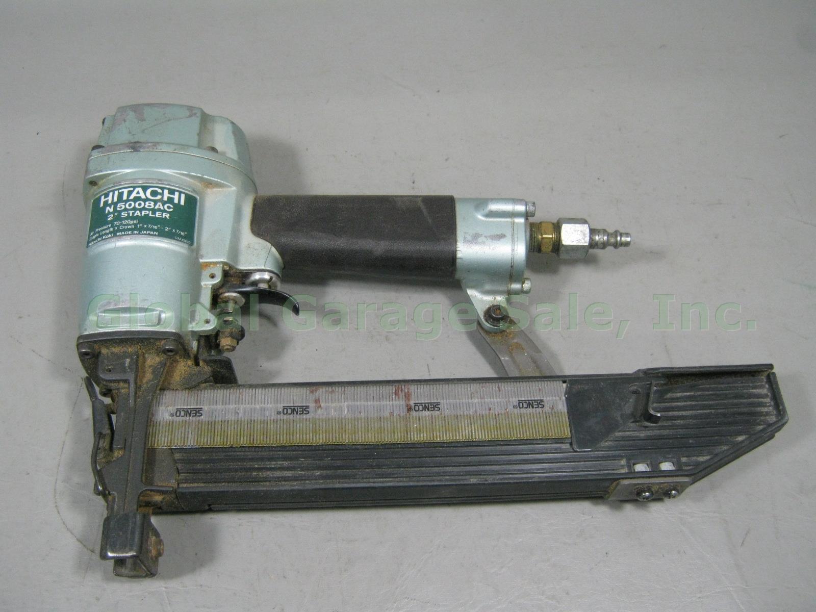 Hitachi N5008AC Construction Stapler Standard 16 Gauge Crown 1" x 7/16" - 2" NR! 1