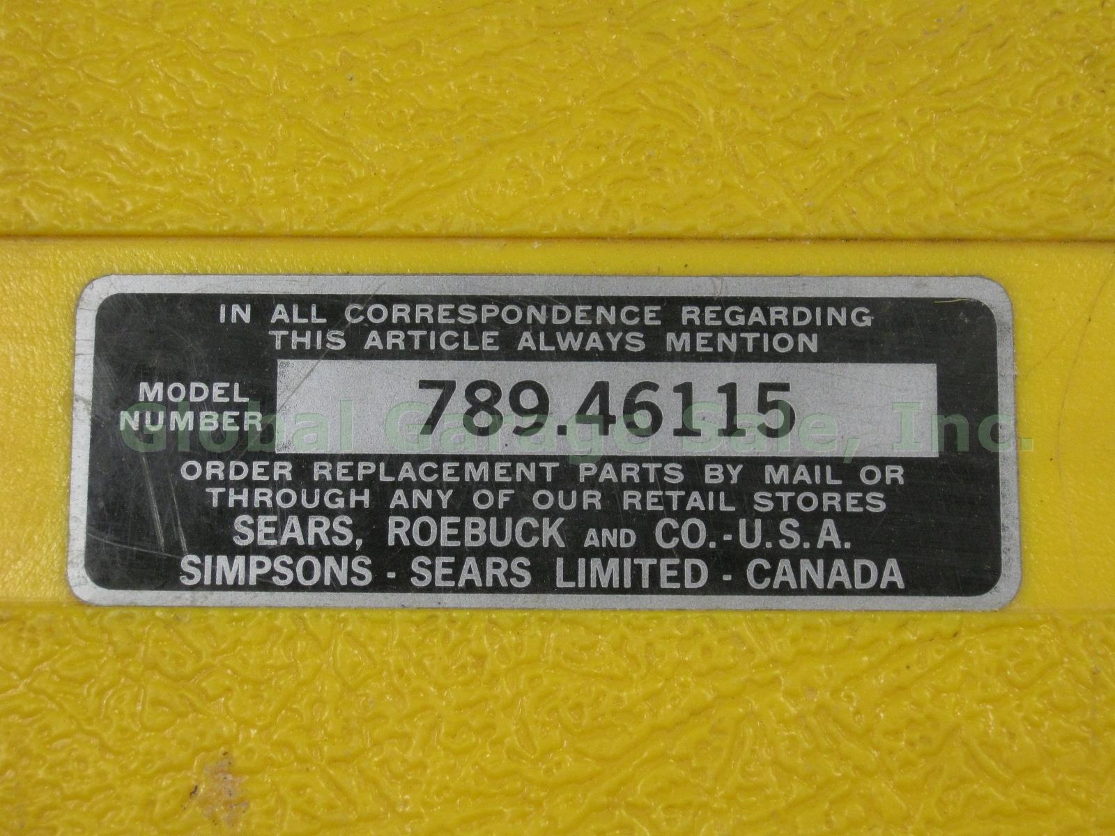 Sears Roebuck Craftsman Transit Level Surveyor 789.46115 W/ Case Tripod Is Extra 5