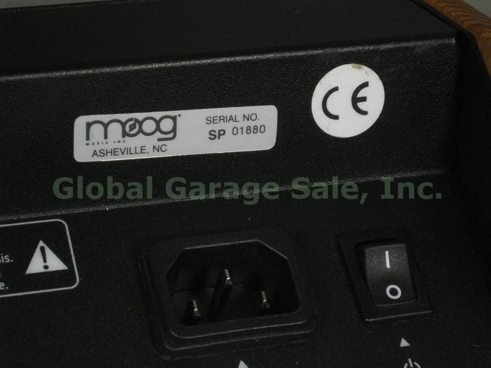 MIB Moog Slim Phatty Analog Synthesizer Wood Sides Original Box Barely Used NR! 7
