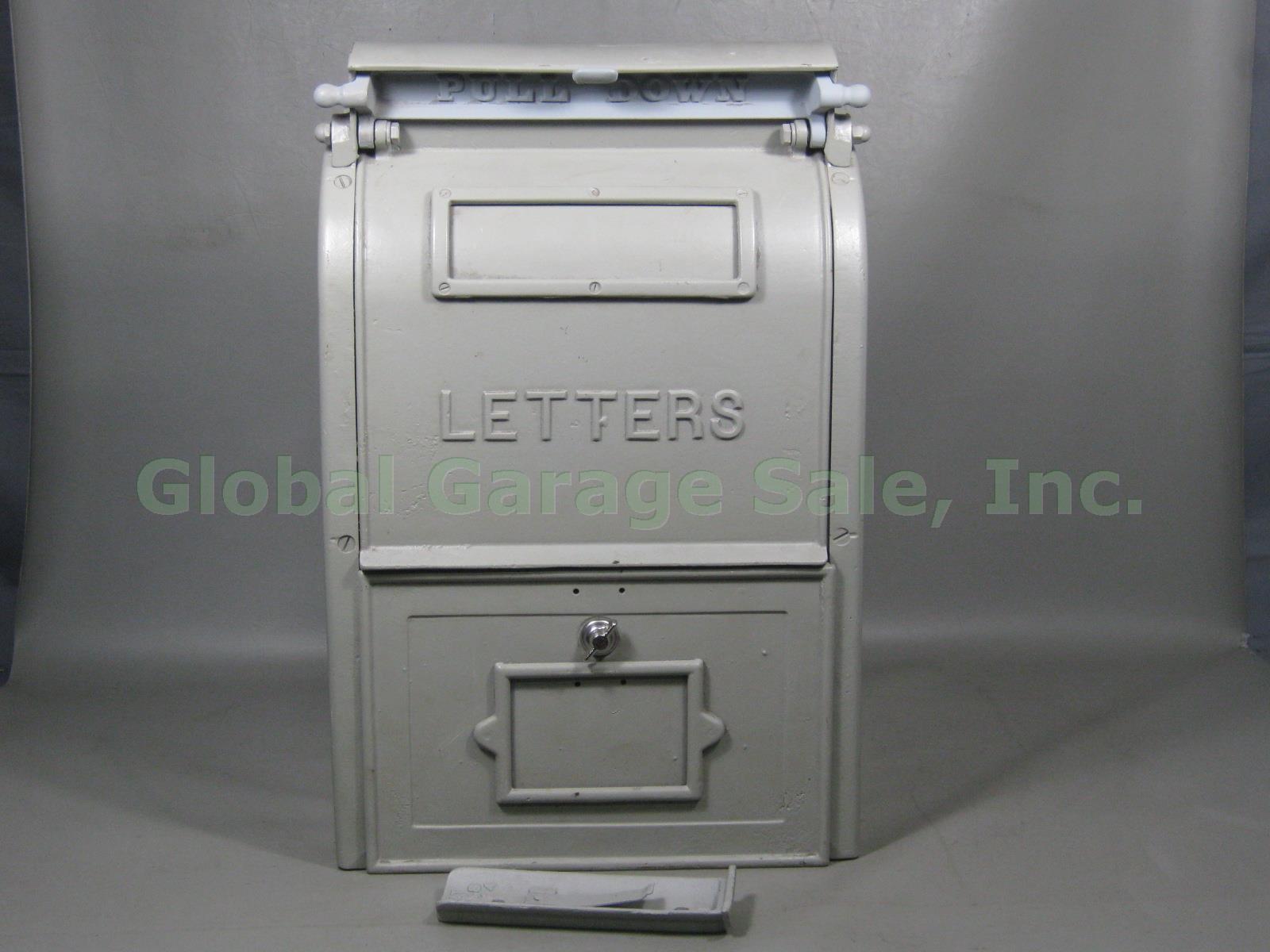 Vtg 1949 Cast Iron Bridgeport Castings US Post Office Postal Mail Letter Box NR