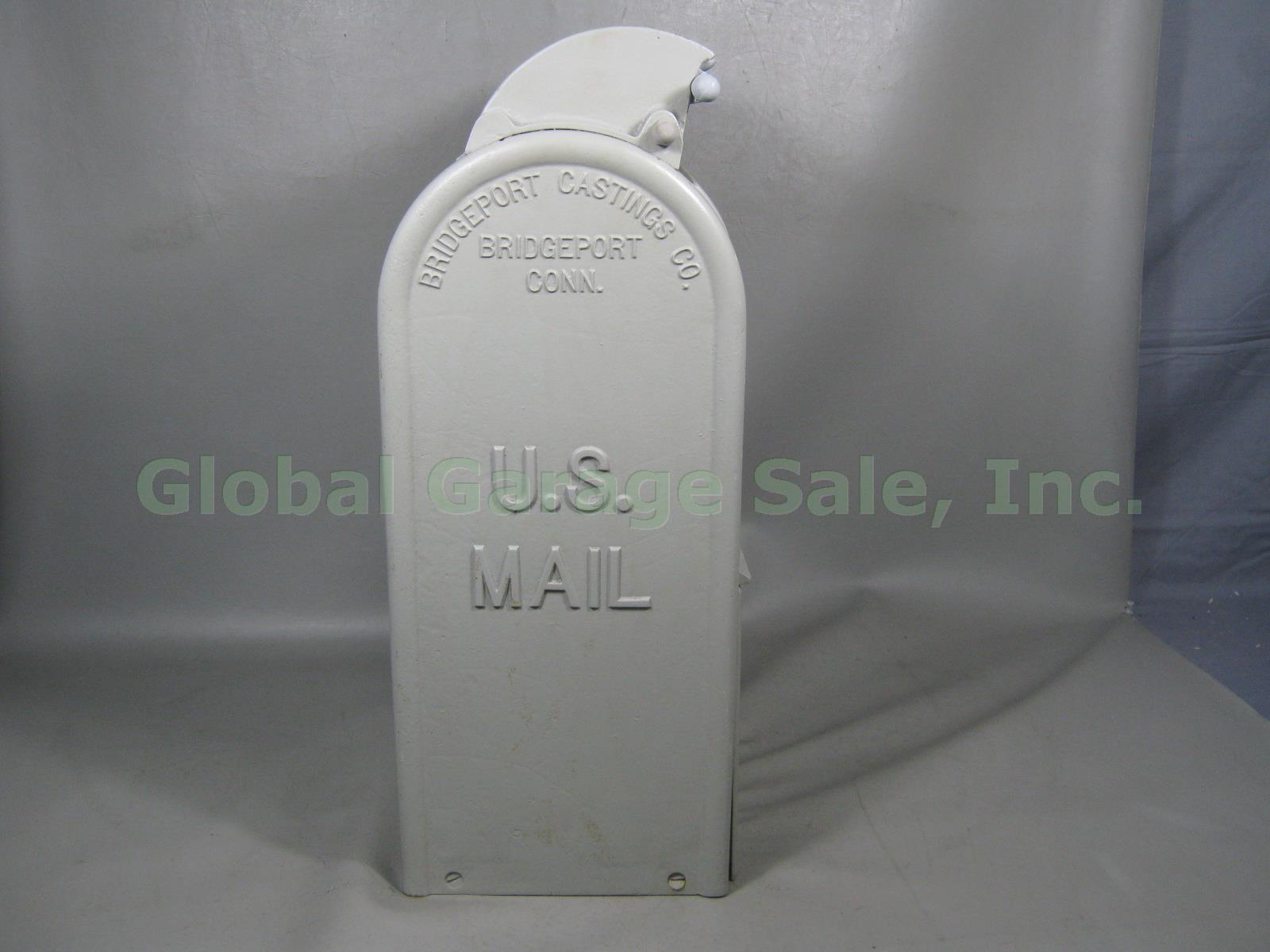 Vtg 1949 Cast Iron Bridgeport Castings US Post Office Postal Mail Letter Box NR 10