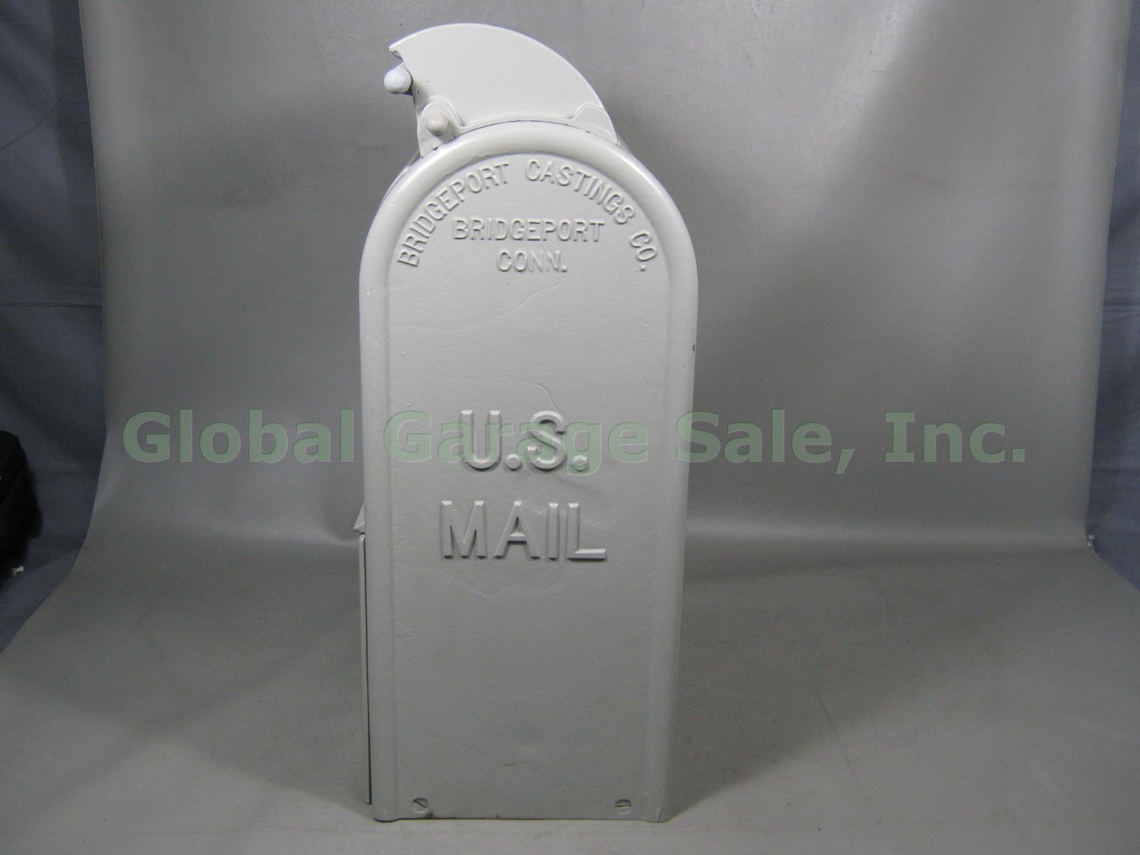 Vtg 1949 Cast Iron Bridgeport Castings US Post Office Postal Mail Letter Box NR 12