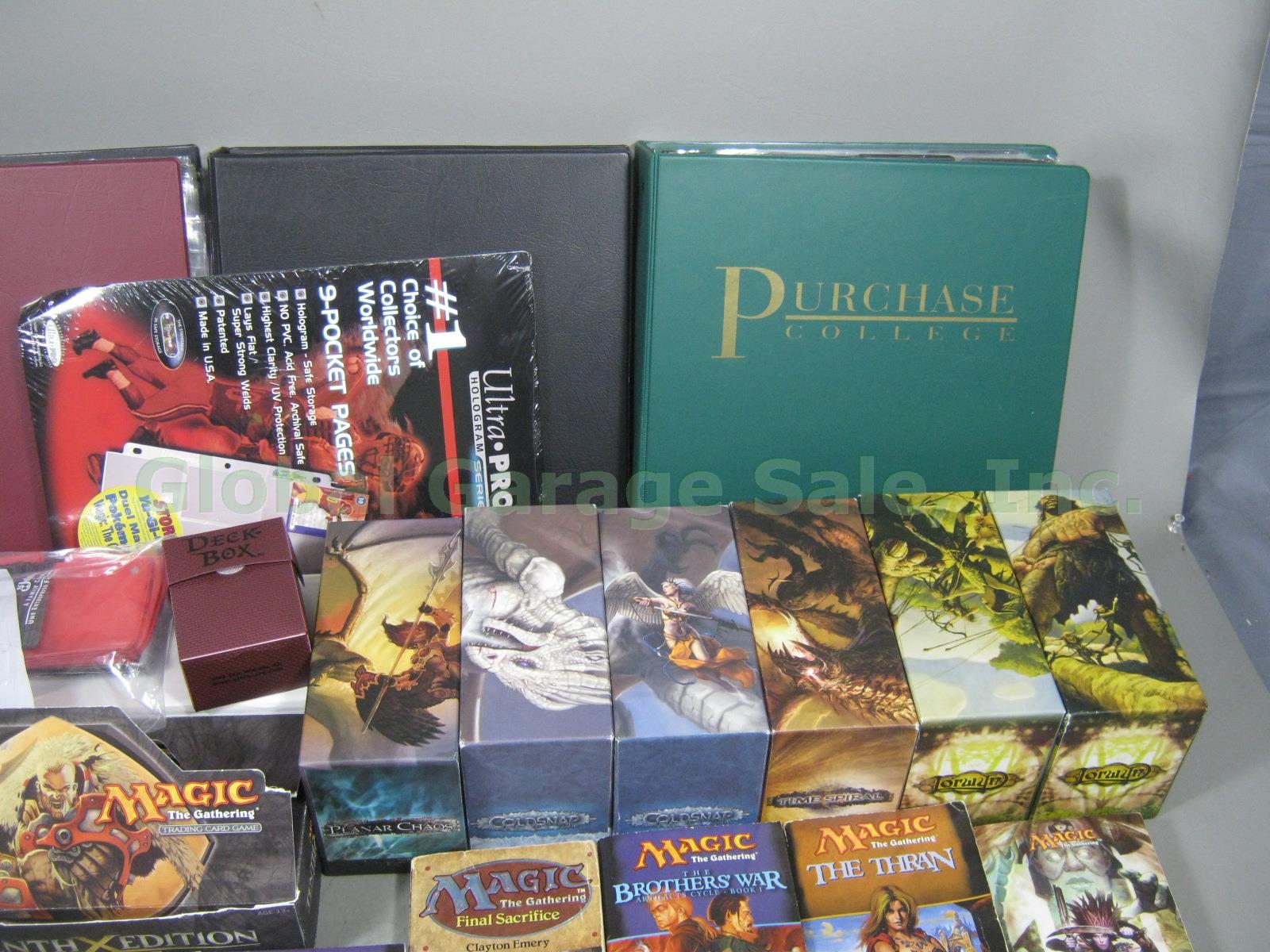 HUGE LOT Magic The Gathering MTG CCG Game Trading Cards Books + Call Of Cthulhu 4