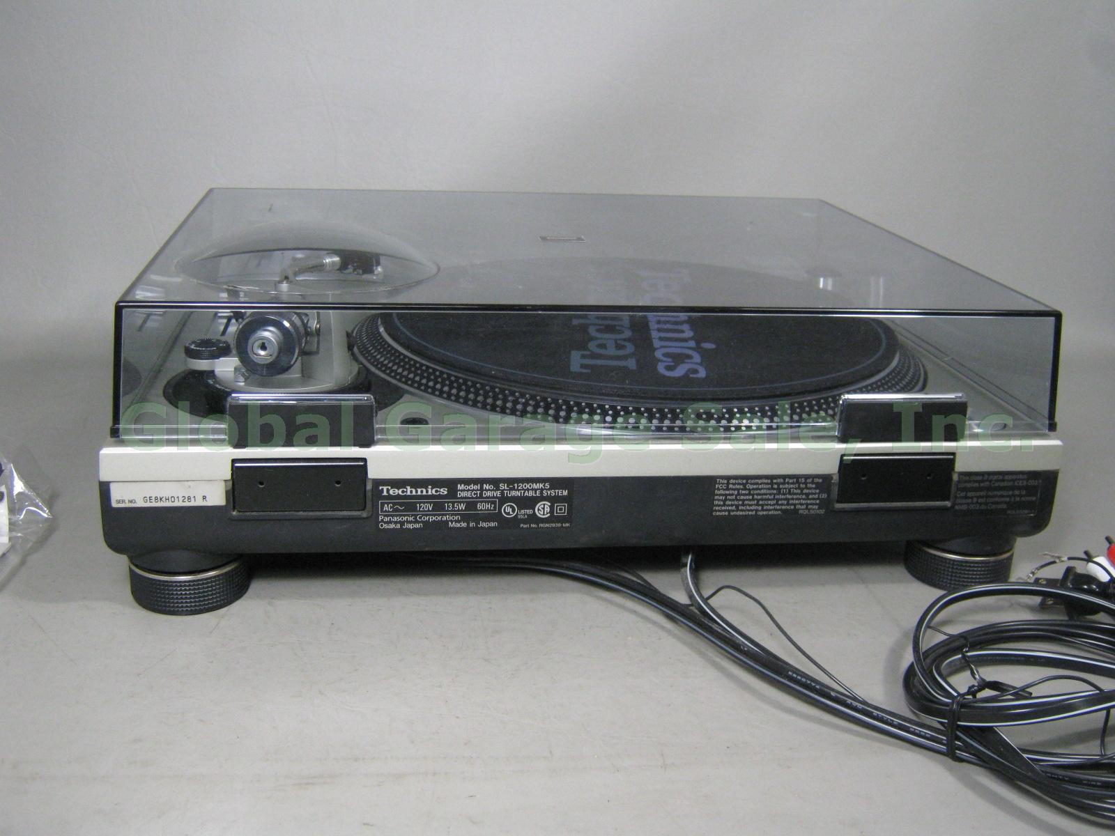 Technics SL-1200MK5 Quartz Direct Drive Pro DJ Turntable 1 Owner Original Box NR 4