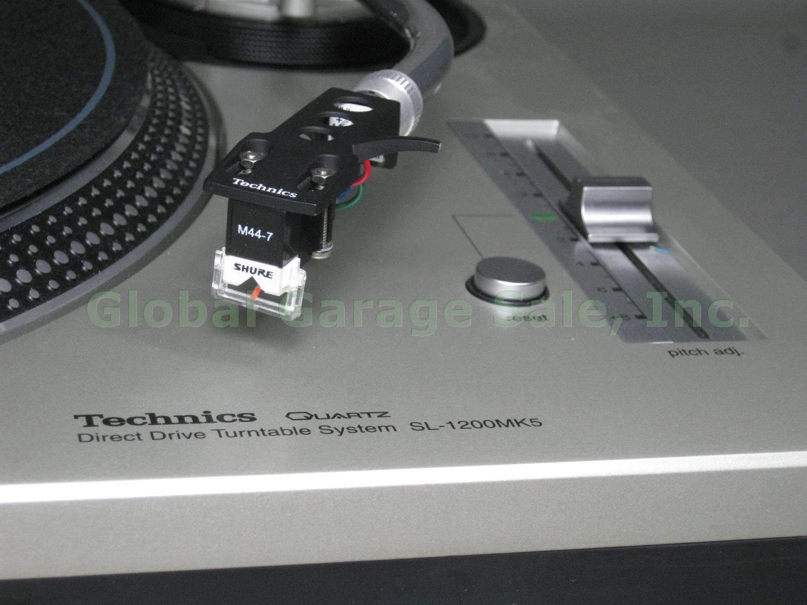 Technics SL-1200MK5 Quartz Direct Drive Pro DJ Turntable 1 Owner Original Box NR 8