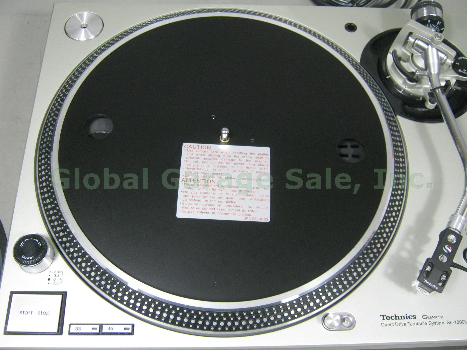 Technics SL-1200MK5 Quartz Direct Drive Pro DJ Turntable 1 Owner Original Box NR 11