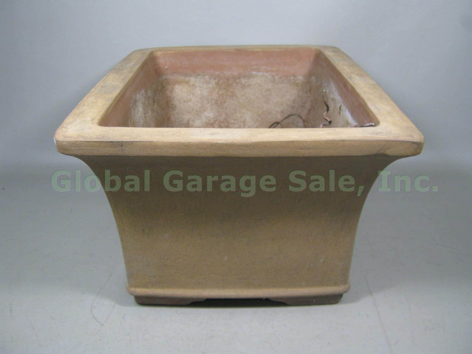Large Rectangular Rectangle Ceramic Bonsai Pot Chinese? 19.25" x 14.25" x 9.25" 1
