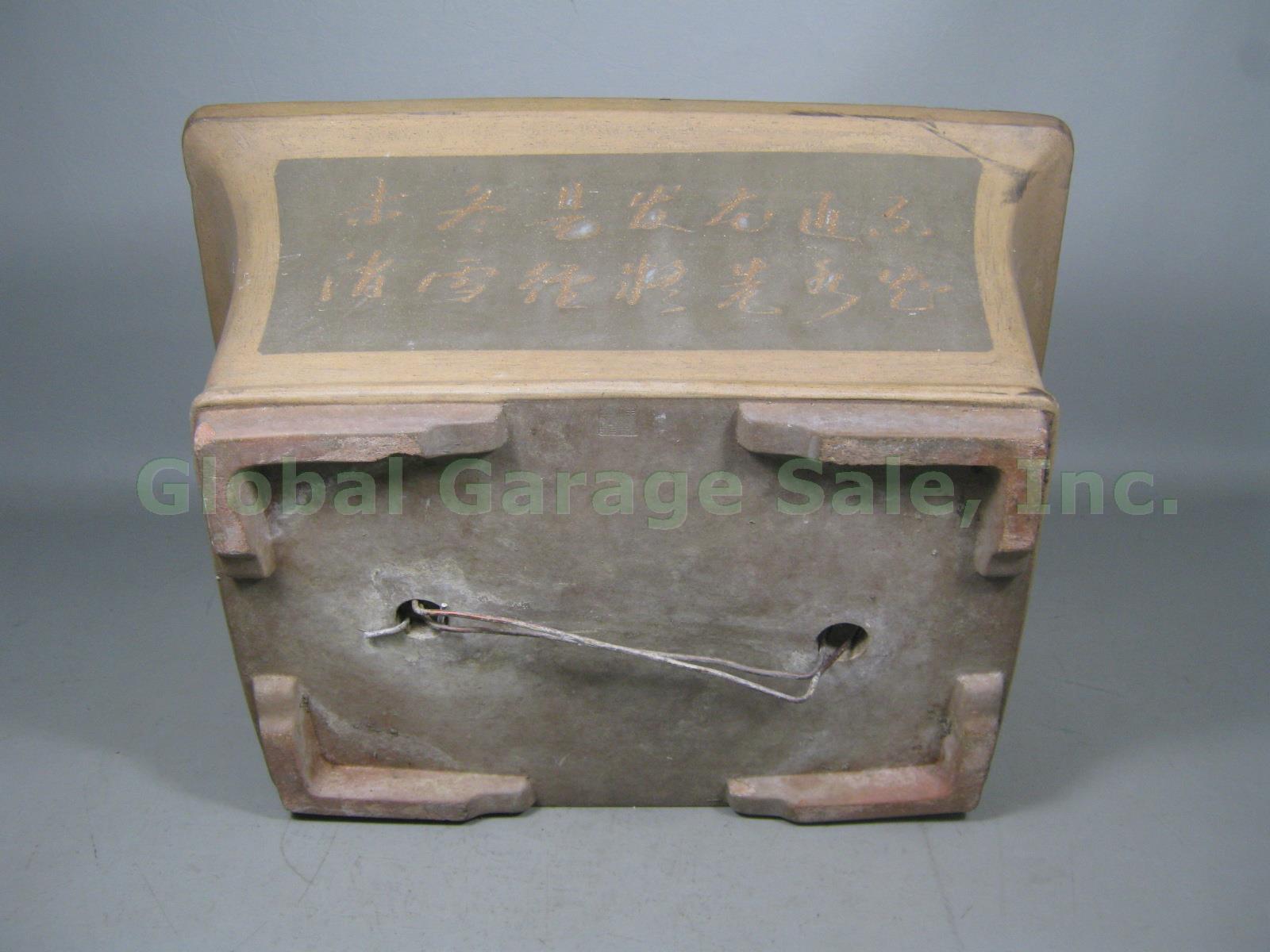 Large Rectangular Rectangle Ceramic Bonsai Pot Chinese? 19.25" x 14.25" x 9.25" 6