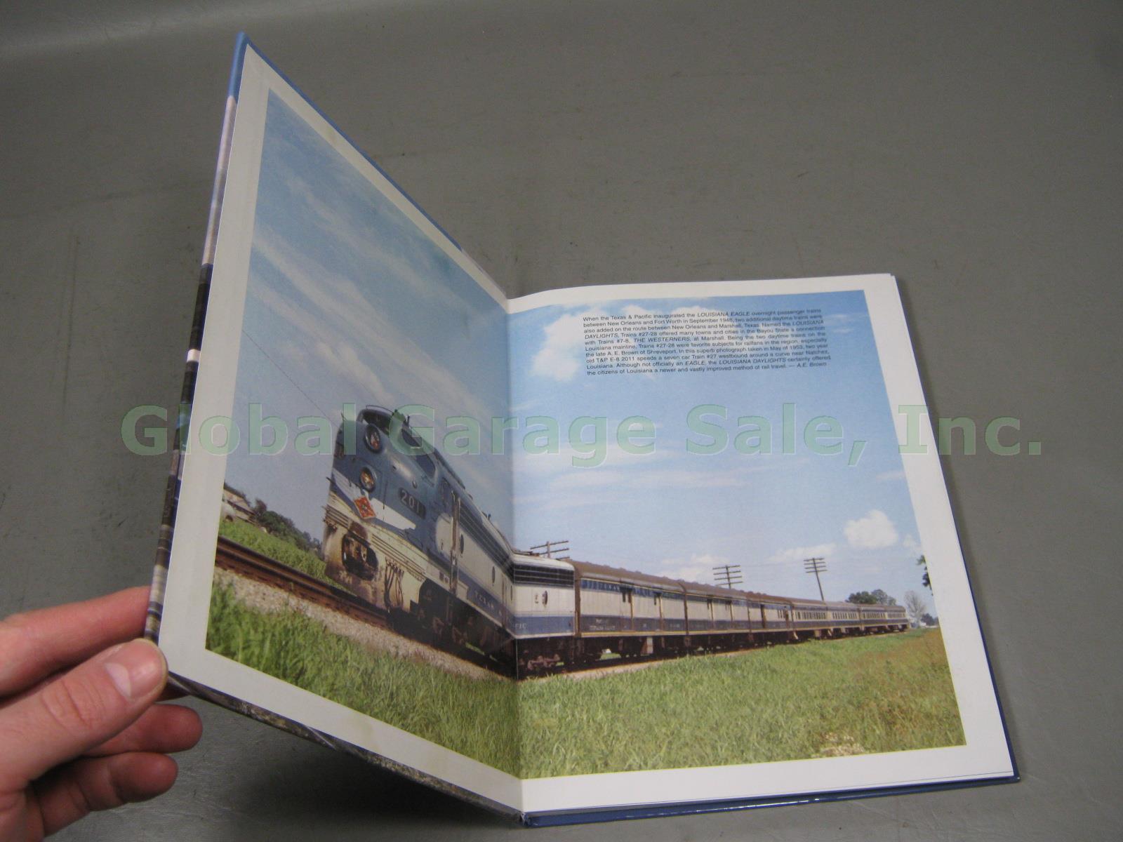 SIGNED Texas & Pacific Color Pictorial Railroad Train Book Steve Allen Goen 1997 1