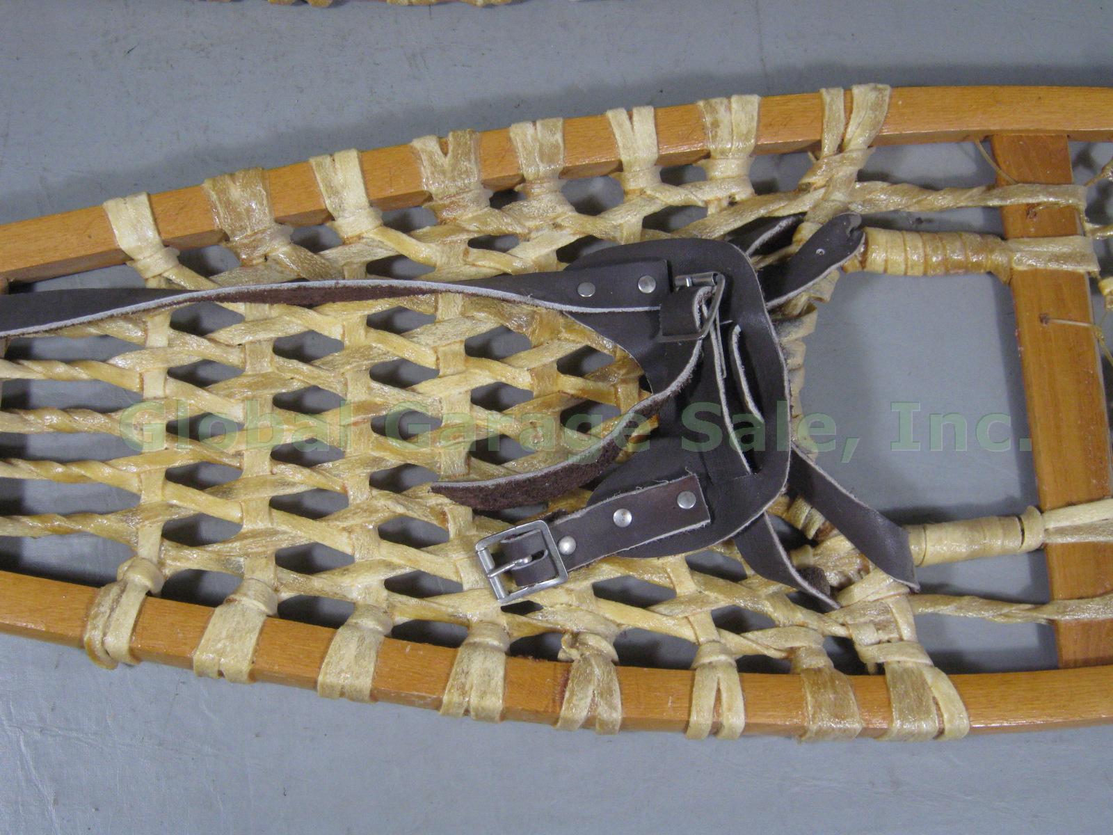 Barely Used 10" x 46" 10x46 Wood Wooden Alaska Snowshoes Made In Canada NO RES! 3