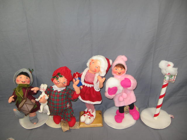 HUGE Annalee Xmas Holiday Dolls Collection Set Lot NR 13