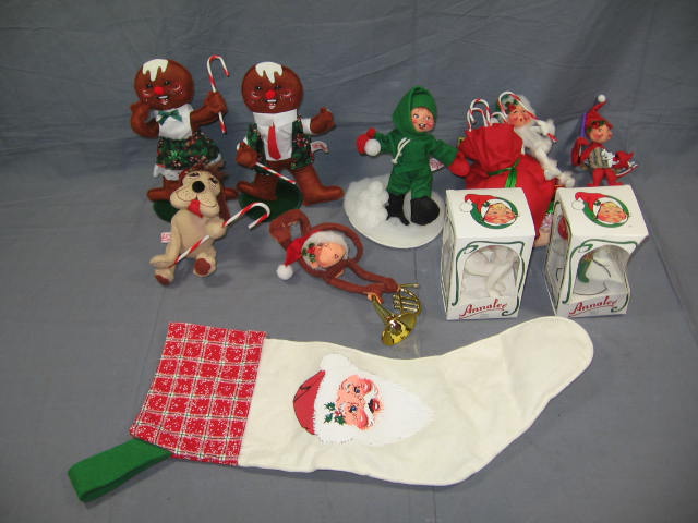 HUGE Annalee Xmas Holiday Dolls Collection Set Lot NR 17