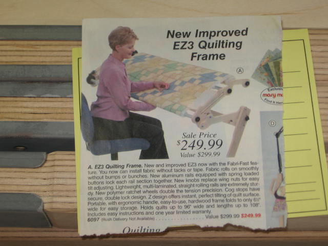 New Grace EZ3 Wooden Wood Quilting Quilt Quilter Frame 3