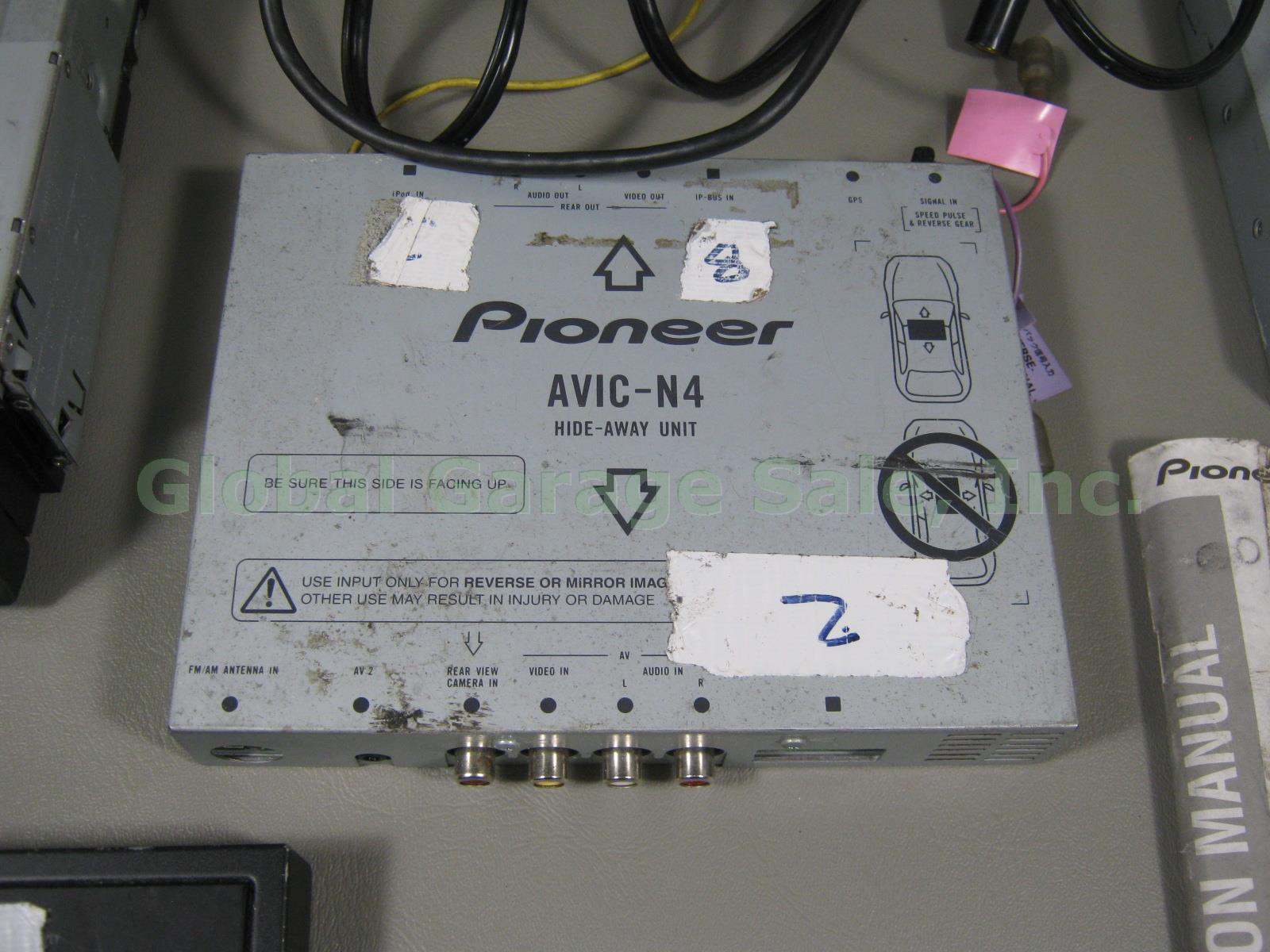 Pioneer AVIC-N4 7" DVD GPS Navigation Receiver Hide-Away GEX-P10XMT CD-BTB200 NR 4