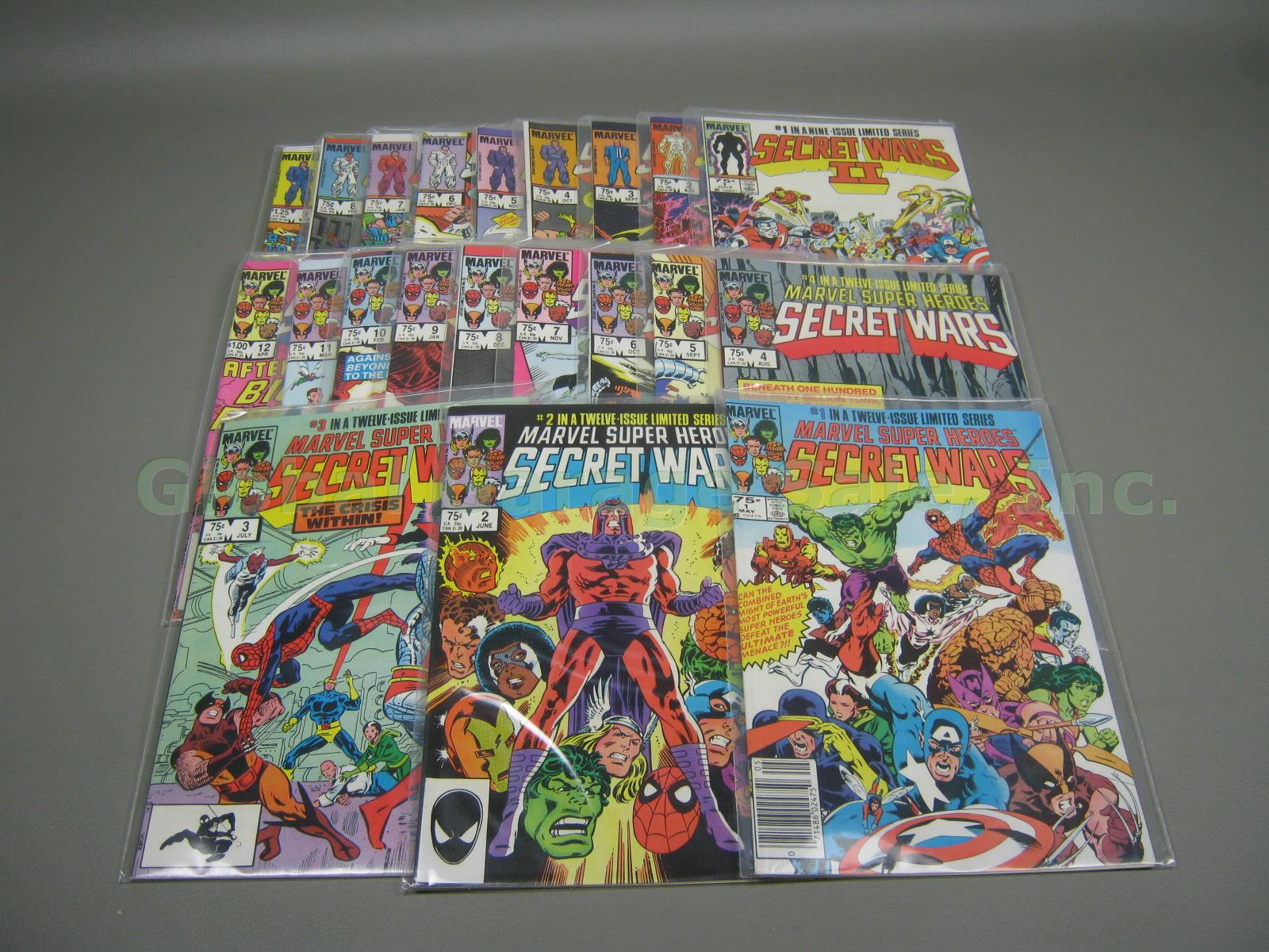 1984+ Marvel Super Heroes Secret War Full Run 1-12 Dec 8 1st Black Costume Venom
