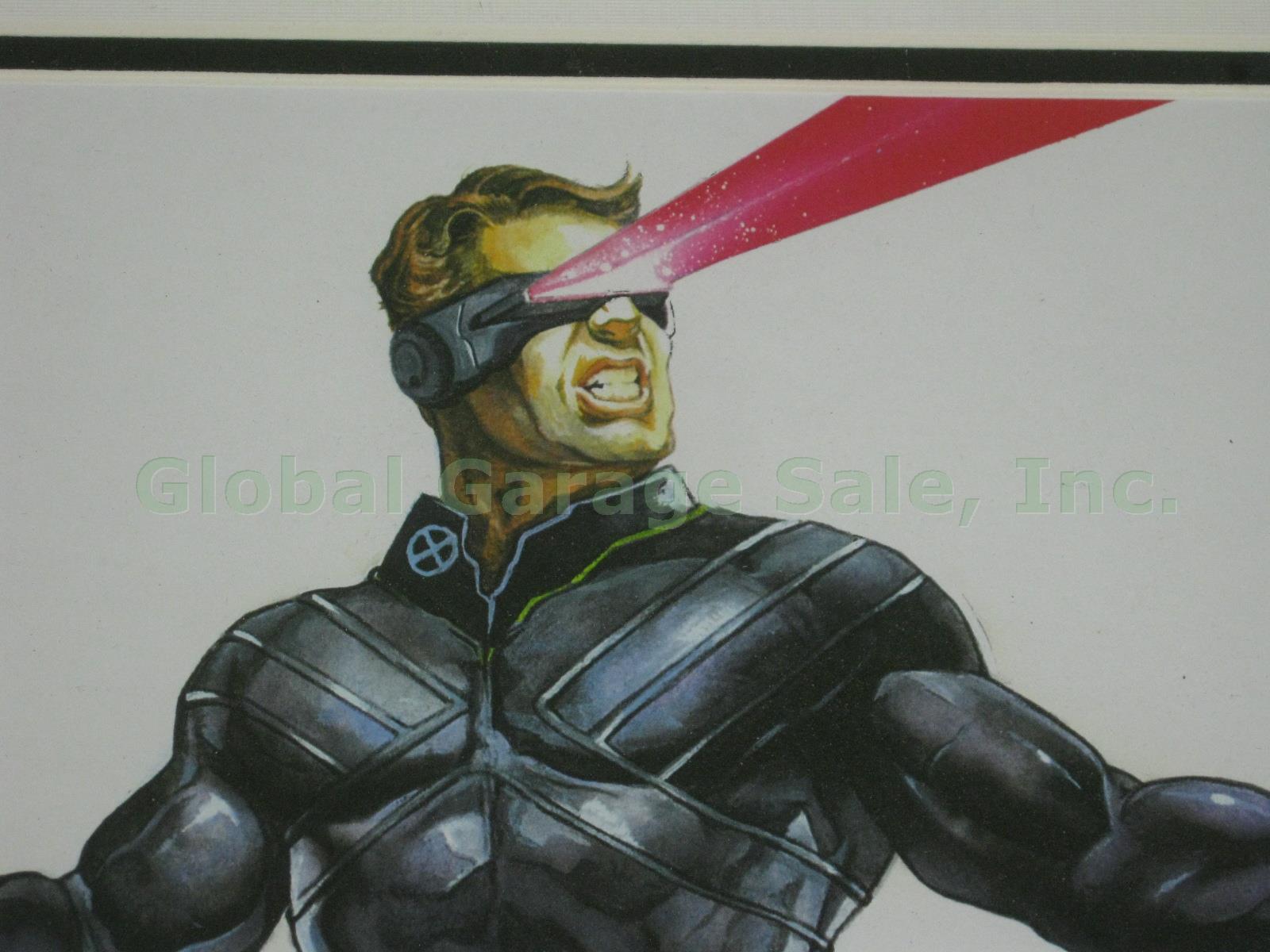 RARE Tom Thomas Fleming Signed Original Cyclops Sketch X-Men Art Drawing Lot 7