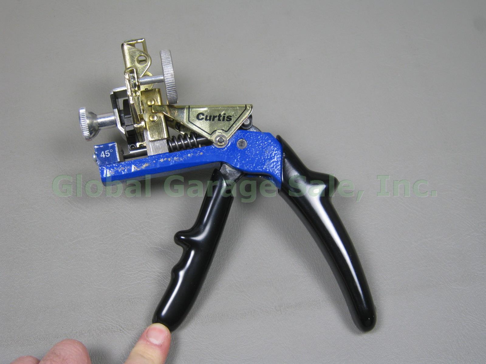 New Curtis 15 Code Key Blank Cutter Clipper 15XL-45 Degree Auto Locksmith Tool 1