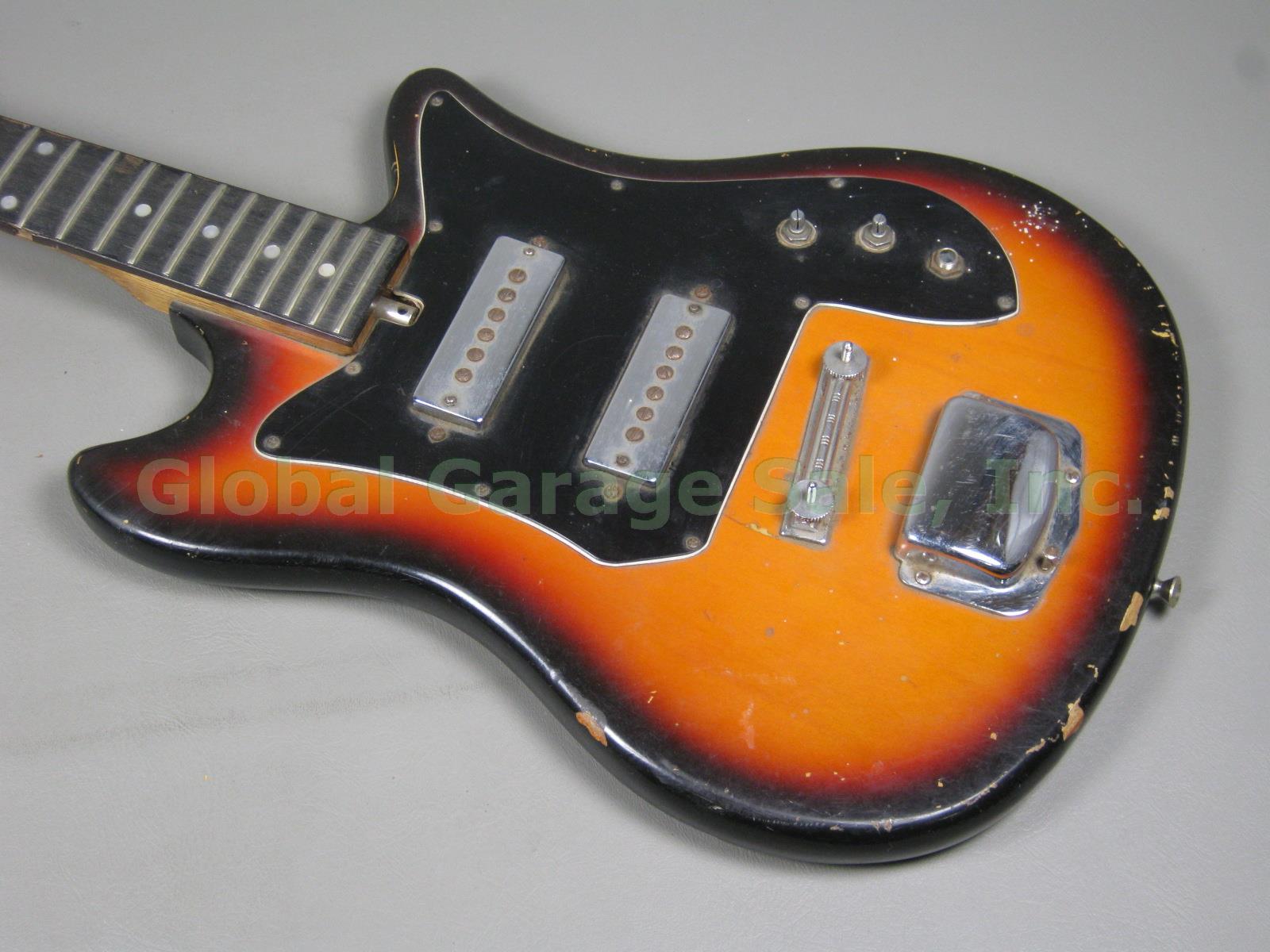 Vtg Harmony Electric Guitar MIJ? Japan? Lawsuit Era? As-Is For Parts Or Repair 1