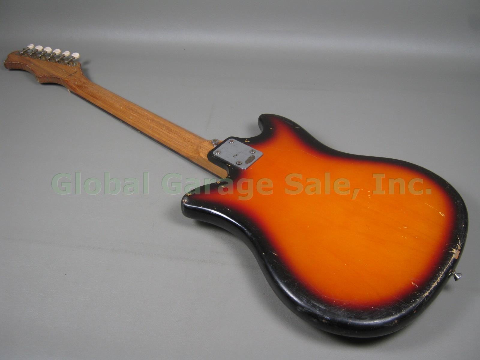 Vtg Harmony Electric Guitar MIJ? Japan? Lawsuit Era? As-Is For Parts Or Repair 5