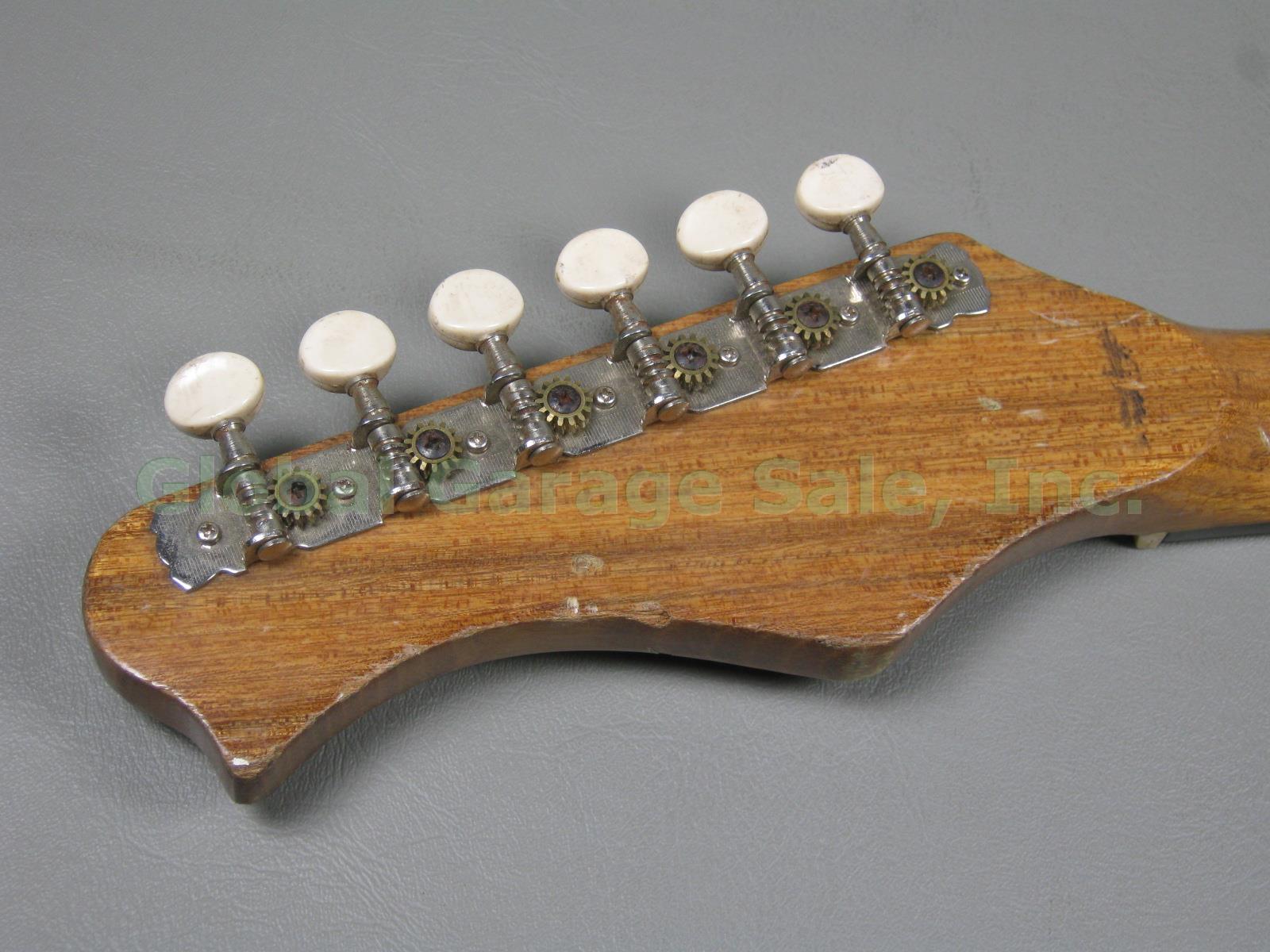 Vtg Harmony Electric Guitar MIJ? Japan? Lawsuit Era? As-Is For Parts Or Repair 7