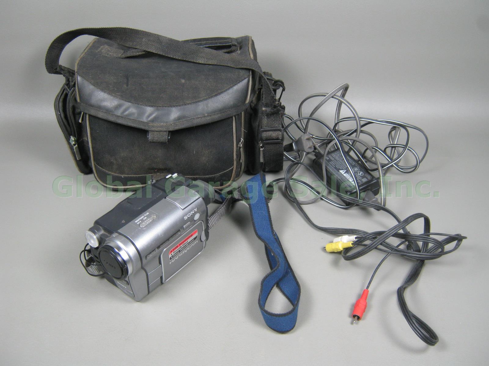 Sony DCR-TRV280 20x Optical 990x Digital 8 Handycam Camcorder Video Camera Lot