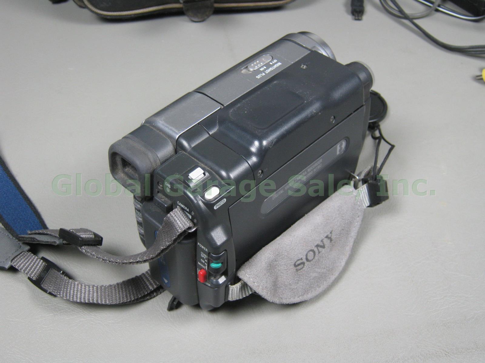 Sony DCR-TRV280 20x Optical 990x Digital 8 Handycam Camcorder Video Camera Lot 4