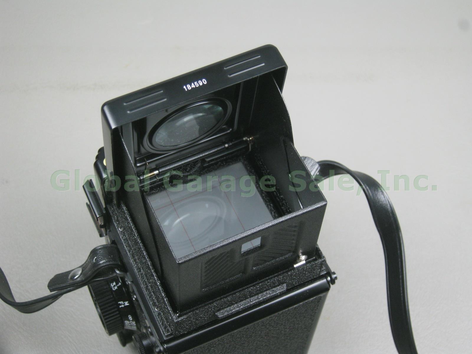 Yashica Mat-124G Medium Format TLR Camera Yashinon 80mm 2.8 3.5 Lenses Case +Lot 7