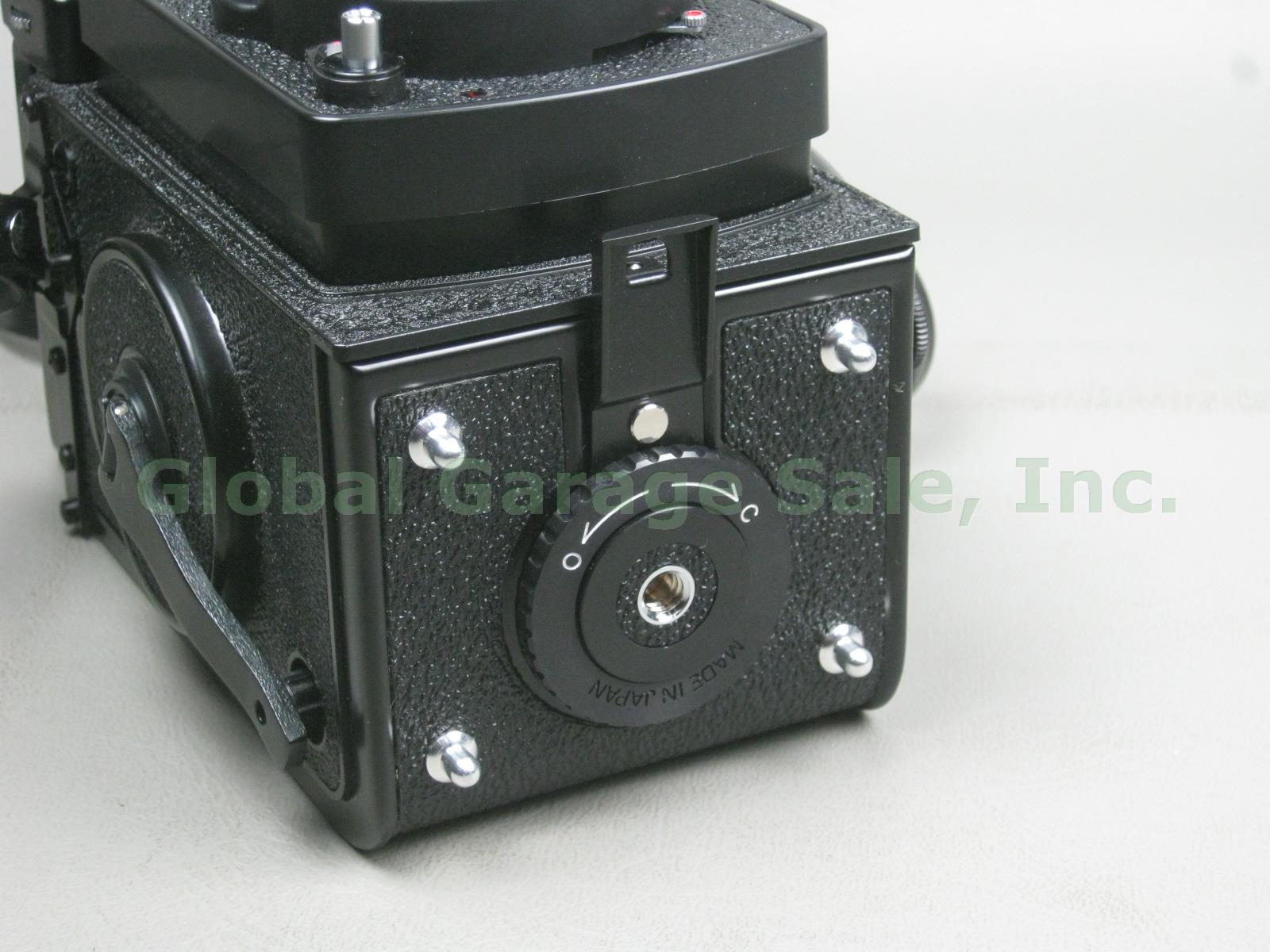 Yashica Mat-124G Medium Format TLR Camera Yashinon 80mm 2.8 3.5 Lenses Case +Lot 9